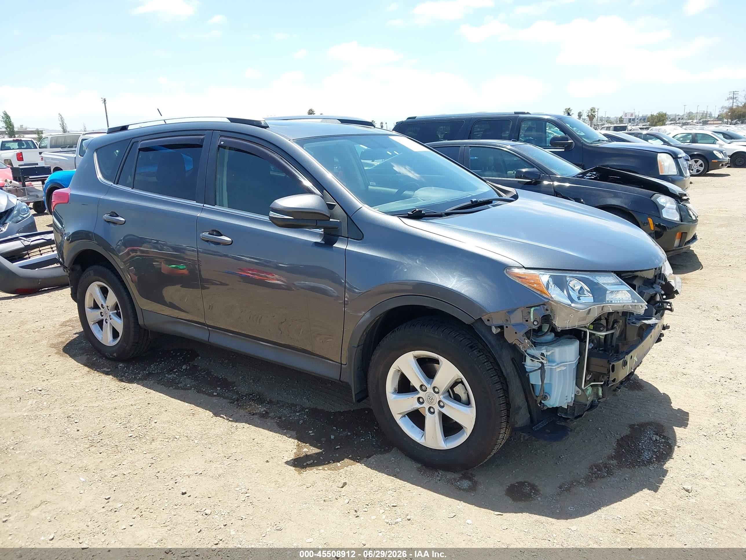 2013 Toyota Rav4 Xle Gray vin: JTMWFREV7DD006622