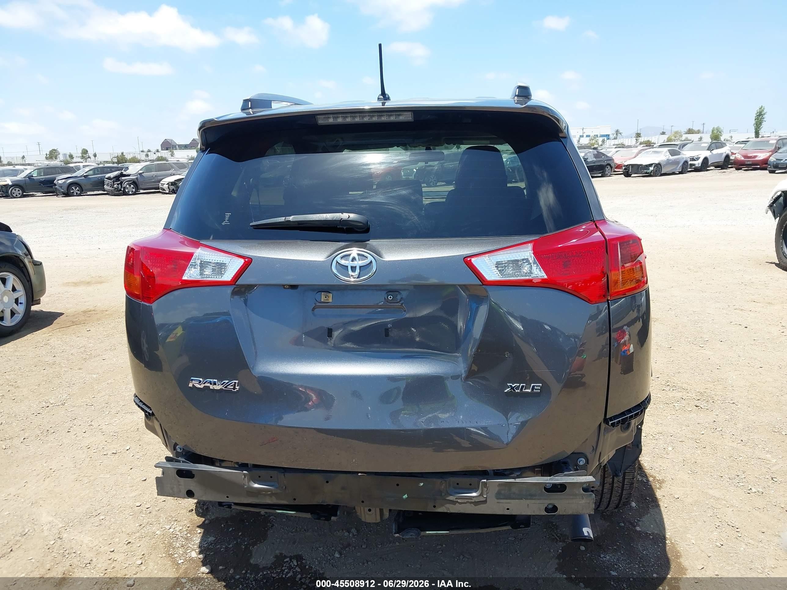2013 Toyota Rav4 Xle Gray vin: JTMWFREV7DD006622