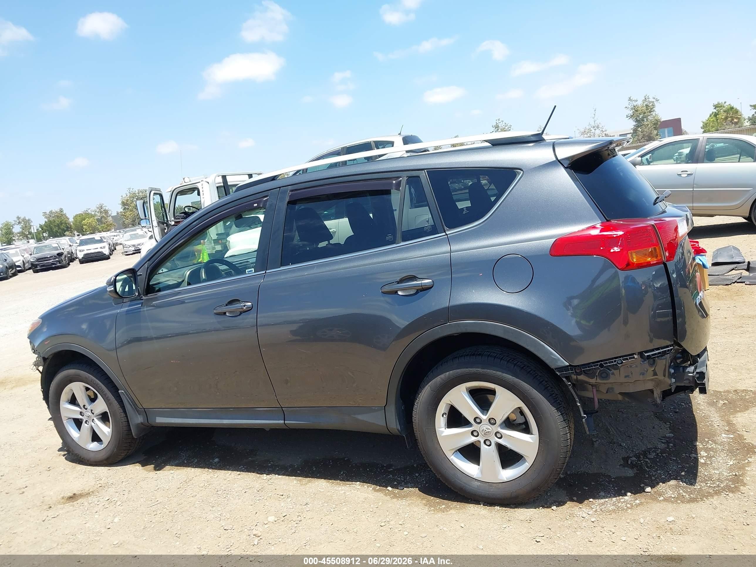 2013 Toyota Rav4 Xle Gray vin: JTMWFREV7DD006622