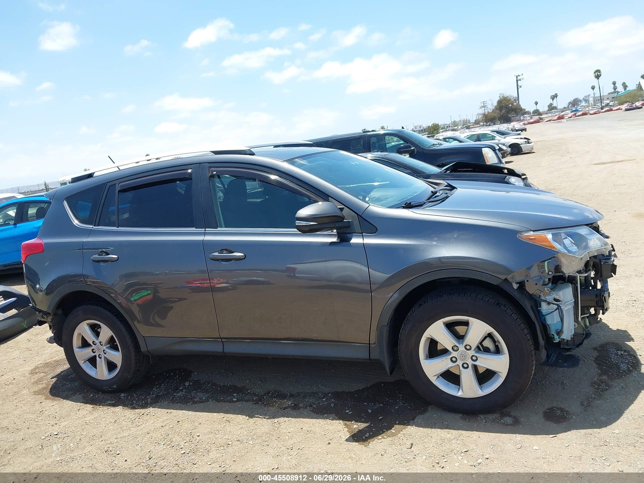 2013 Toyota Rav4 Xle Gray vin: JTMWFREV7DD006622