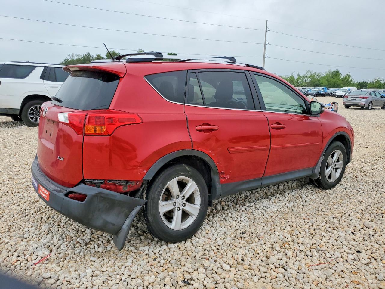 2014 Toyota Rav4 Xle Красный vin: JTMWFREV7ED027696