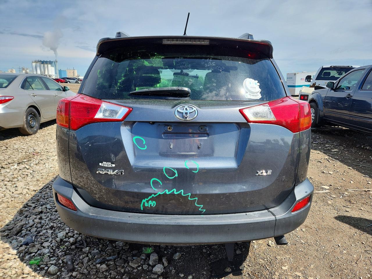 2014 Toyota Rav4 Xle Gray vin: JTMWFREV7ED041114