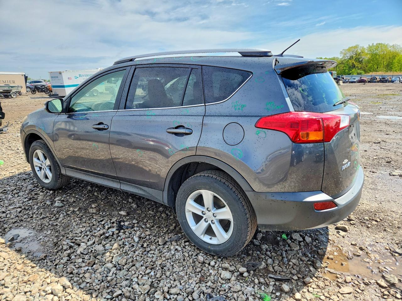 2014 Toyota Rav4 Xle Gray vin: JTMWFREV7ED041114