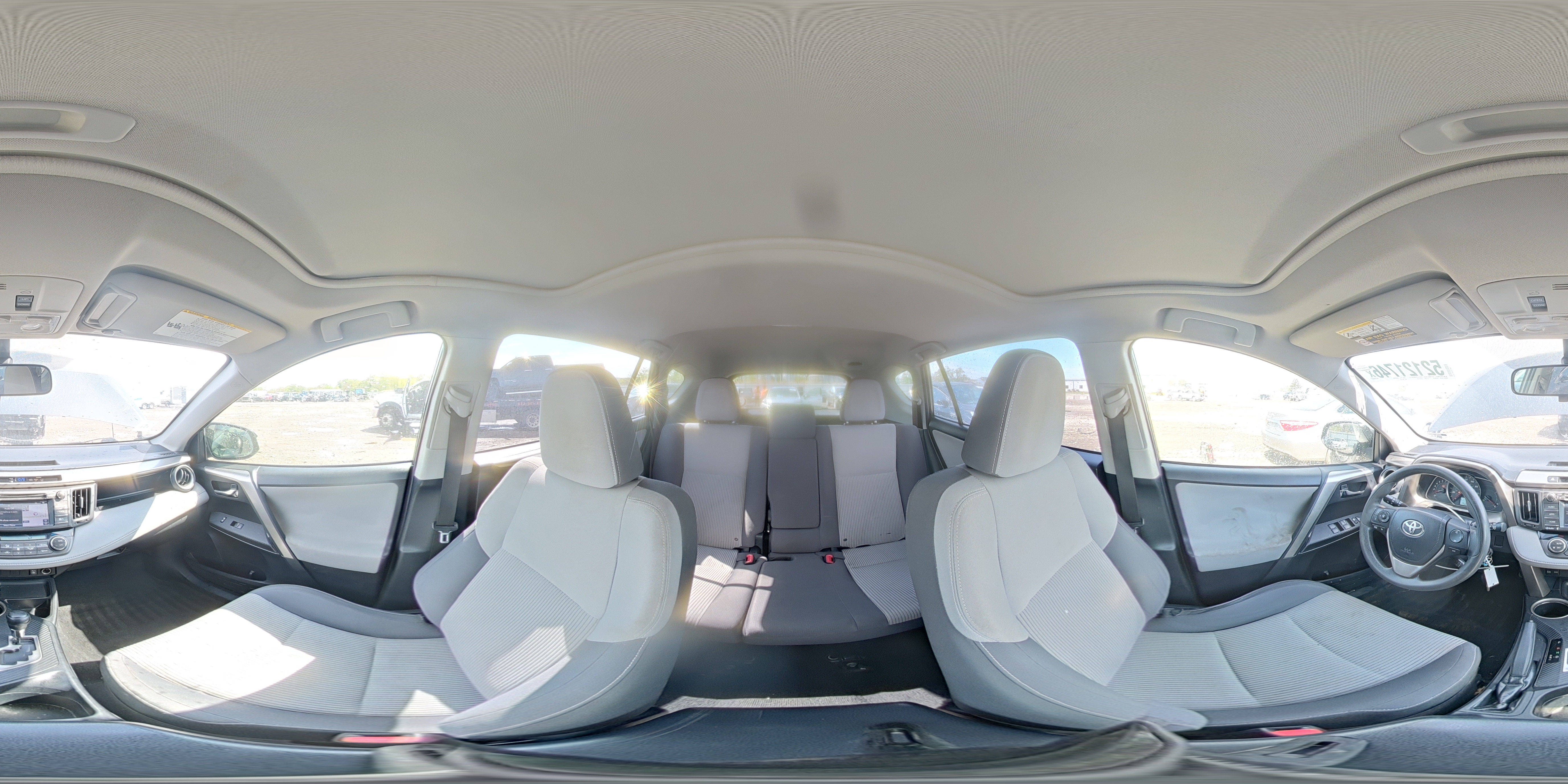 2014 Toyota Rav4 Xle Gray vin: JTMWFREV7ED041114