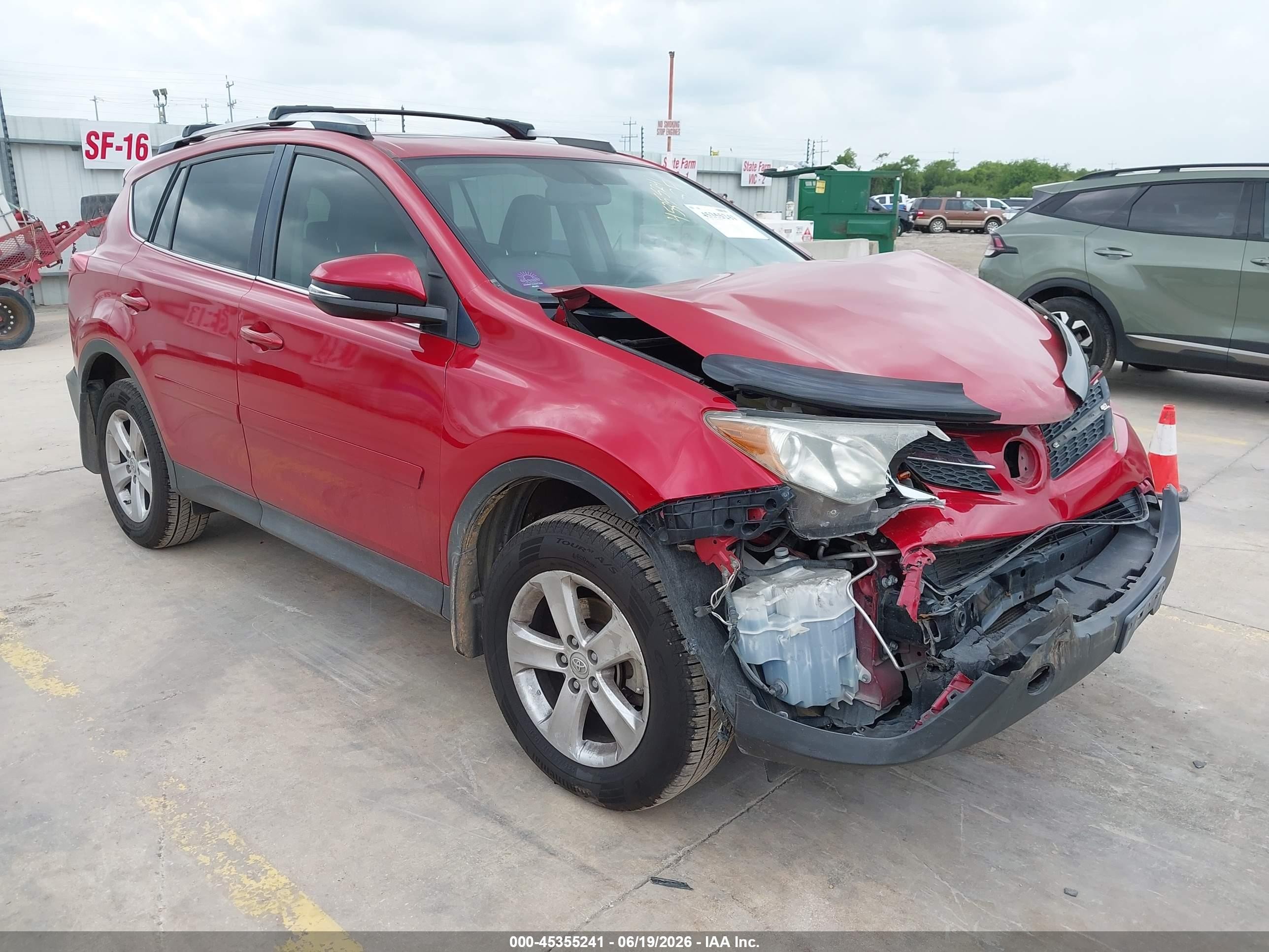 2014 Toyota Rav4 Xle Red vin: JTMWFREV7EJ012939