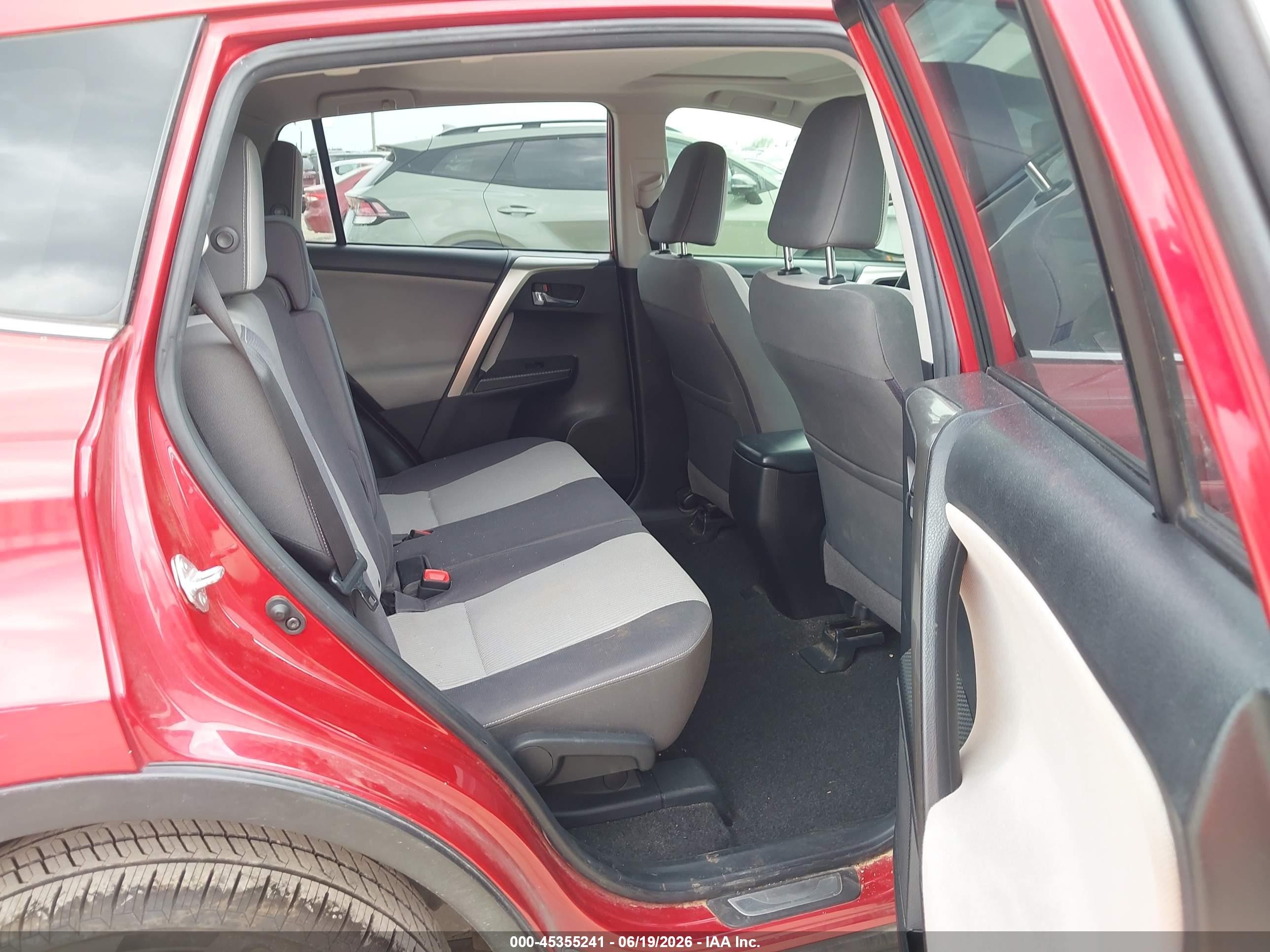 2014 Toyota Rav4 Xle Red vin: JTMWFREV7EJ012939
