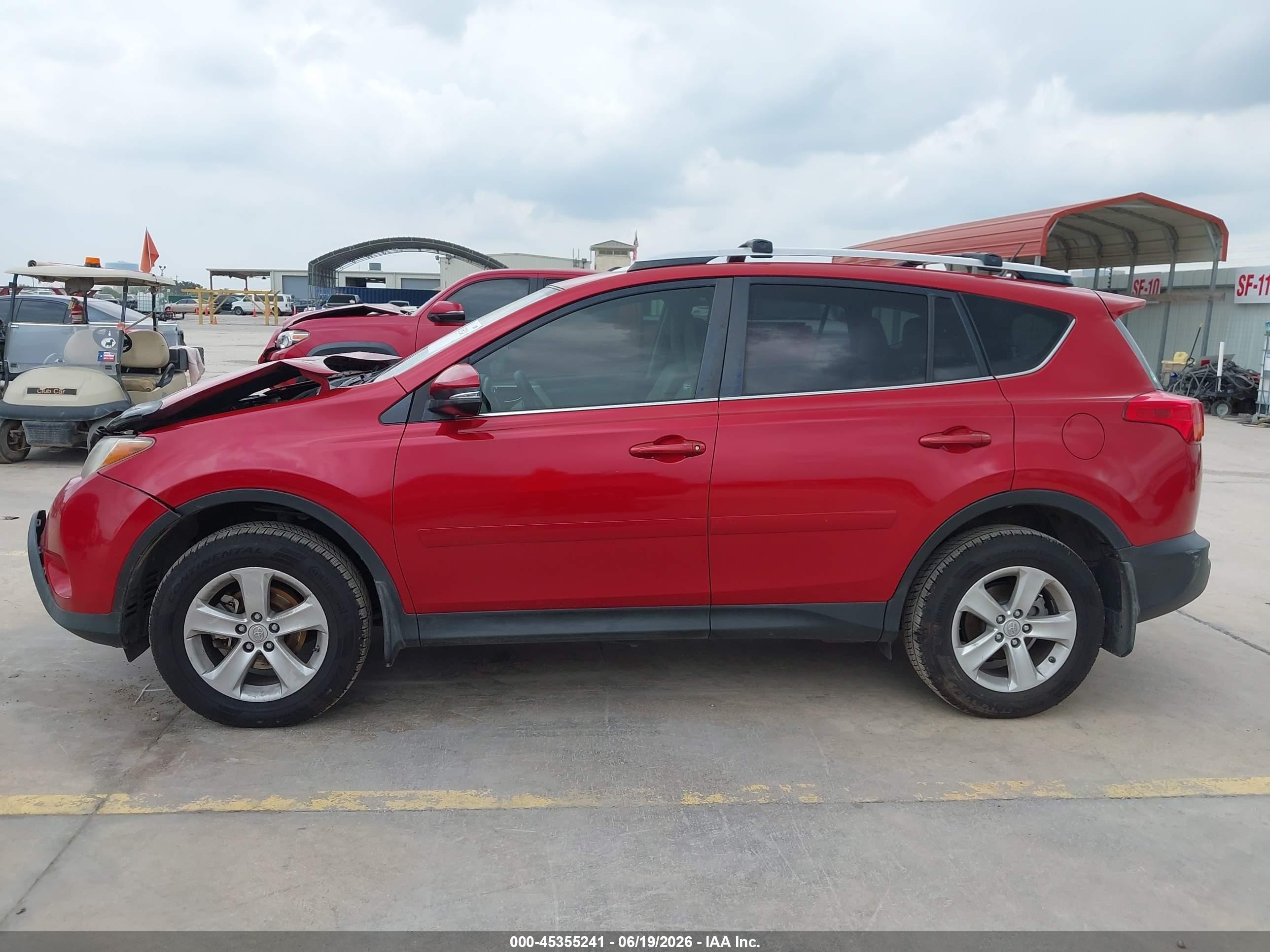 2014 Toyota Rav4 Xle Red vin: JTMWFREV7EJ012939