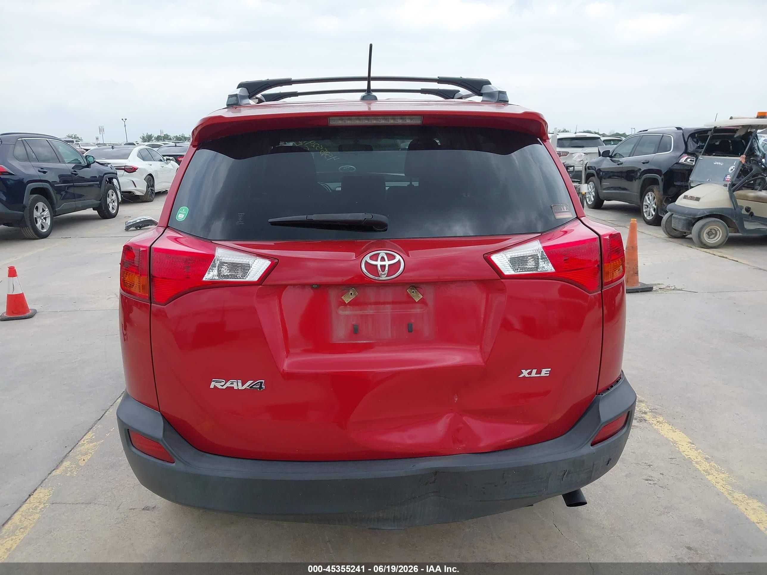 2014 Toyota Rav4 Xle Red vin: JTMWFREV7EJ012939