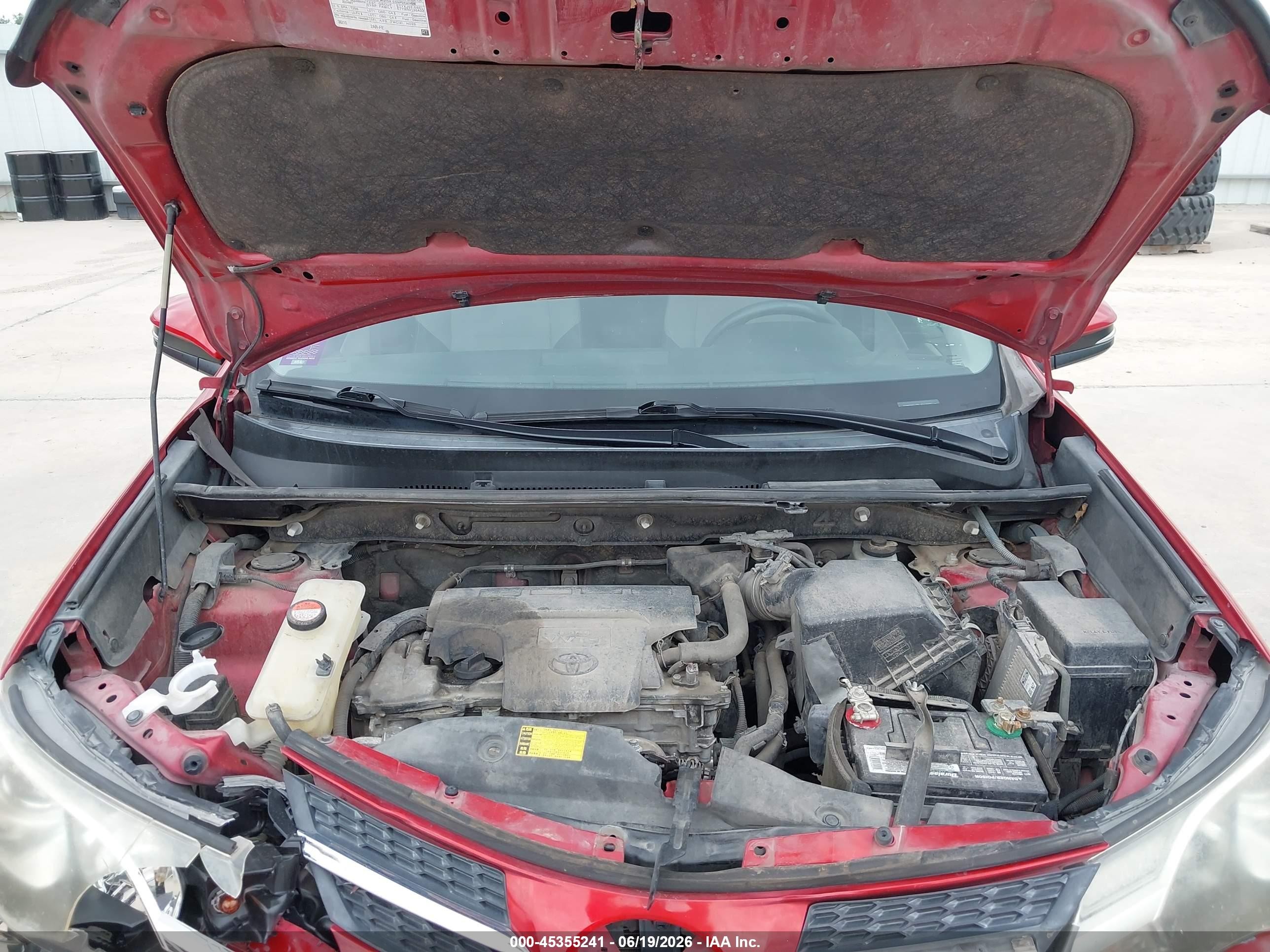 2014 Toyota Rav4 Xle Red vin: JTMWFREV7EJ012939