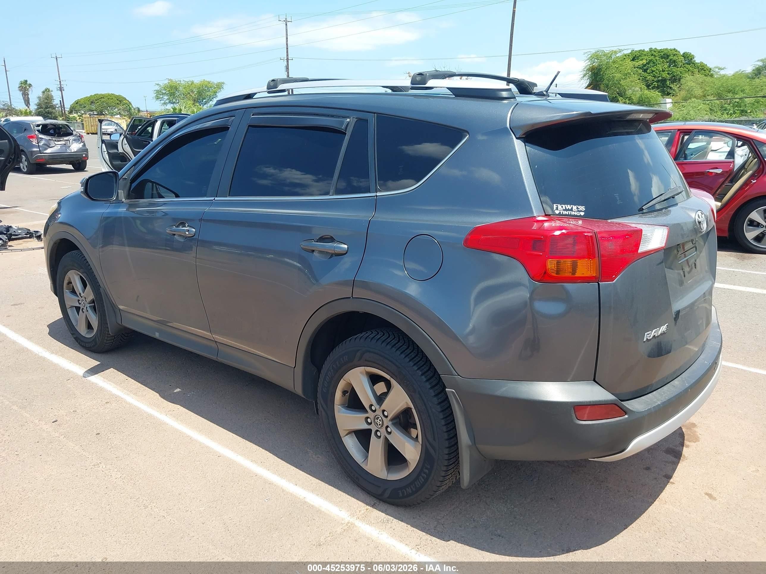 2015 Toyota Rav4 Xle Dark Blue vin: JTMWFREV7FD063812