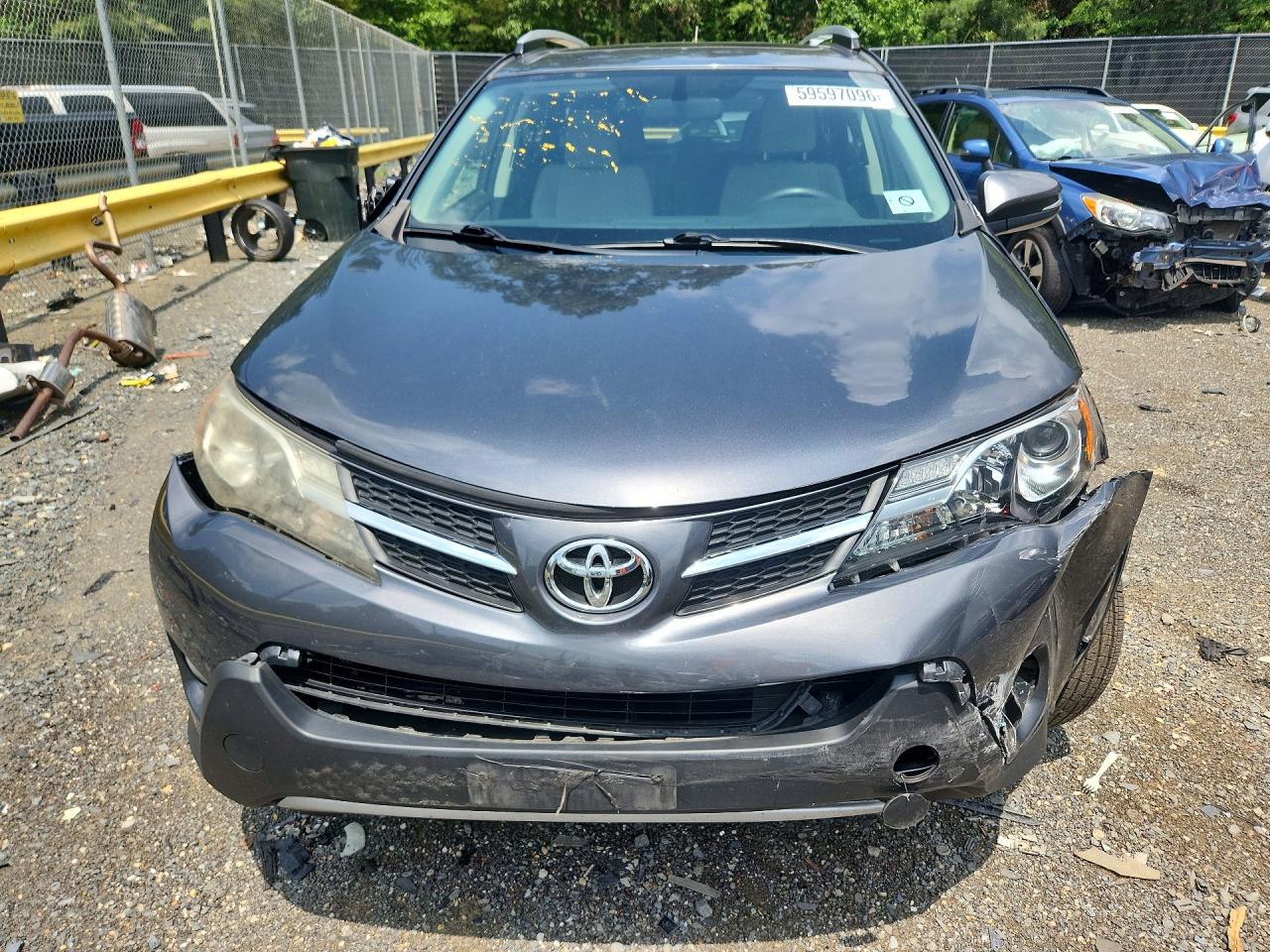 2015 Toyota Rav4 Xle Gray vin: JTMWFREV7FD076916