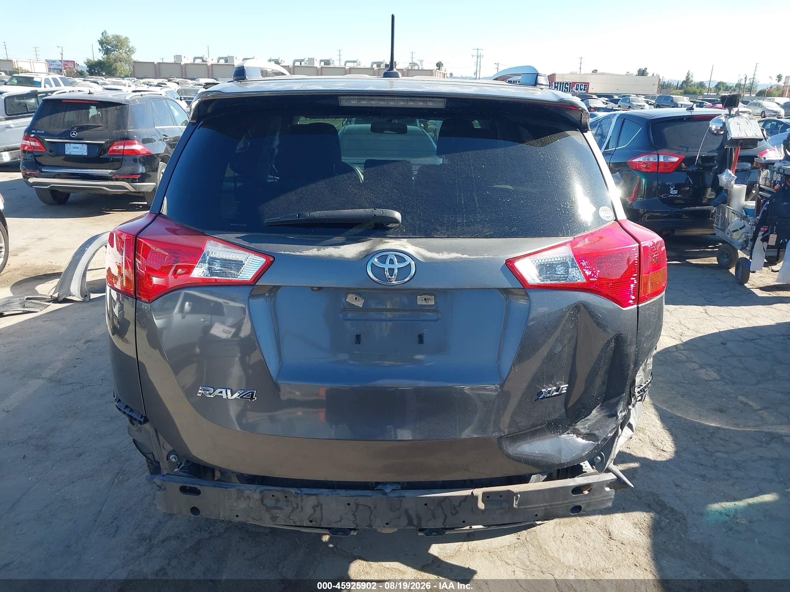 2015 Toyota Rav4 Xle Gray vin: JTMWFREV7FJ042265