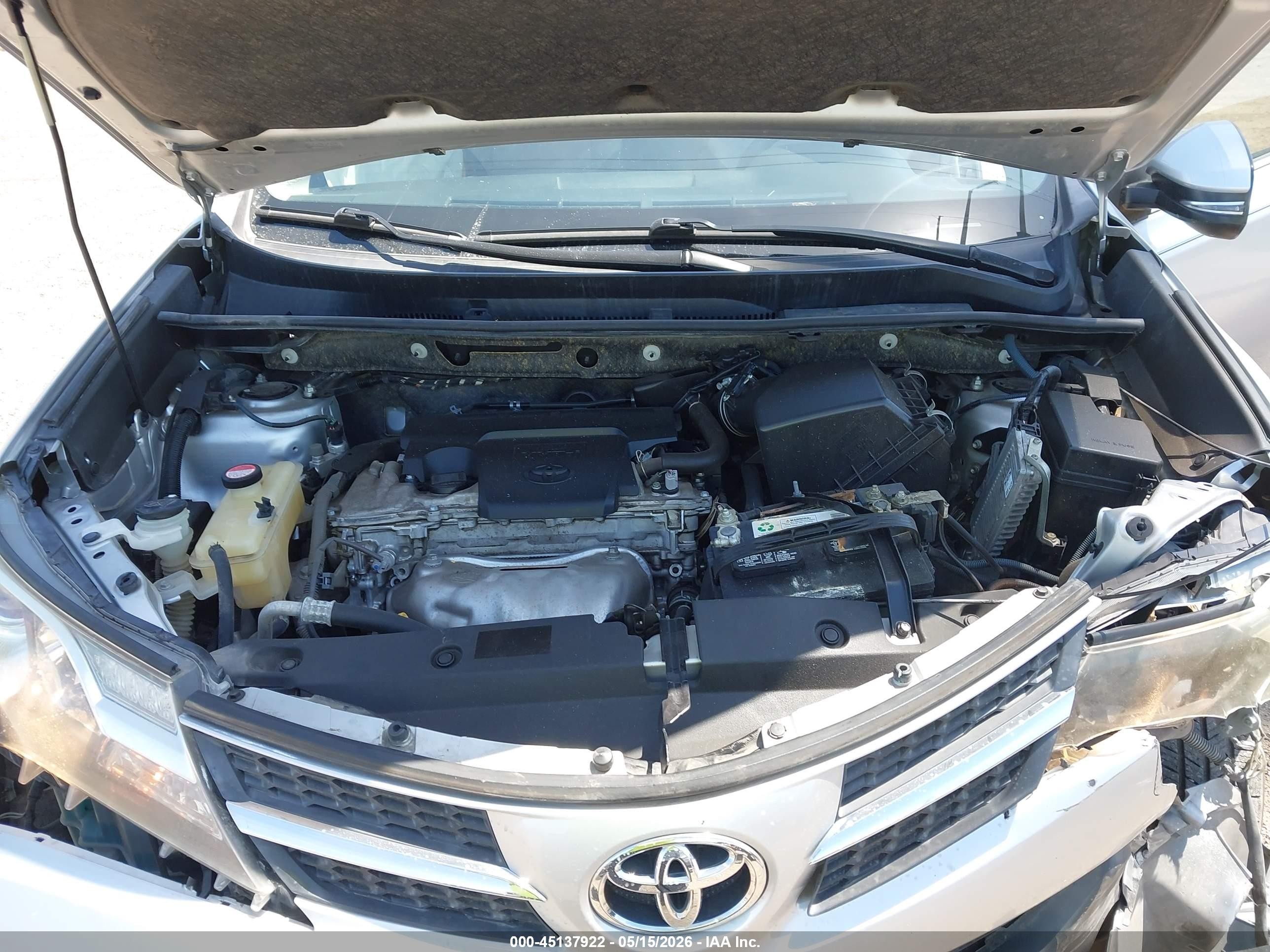 2015 Toyota Rav4 Xle Gray vin: JTMWFREV7FJ052777