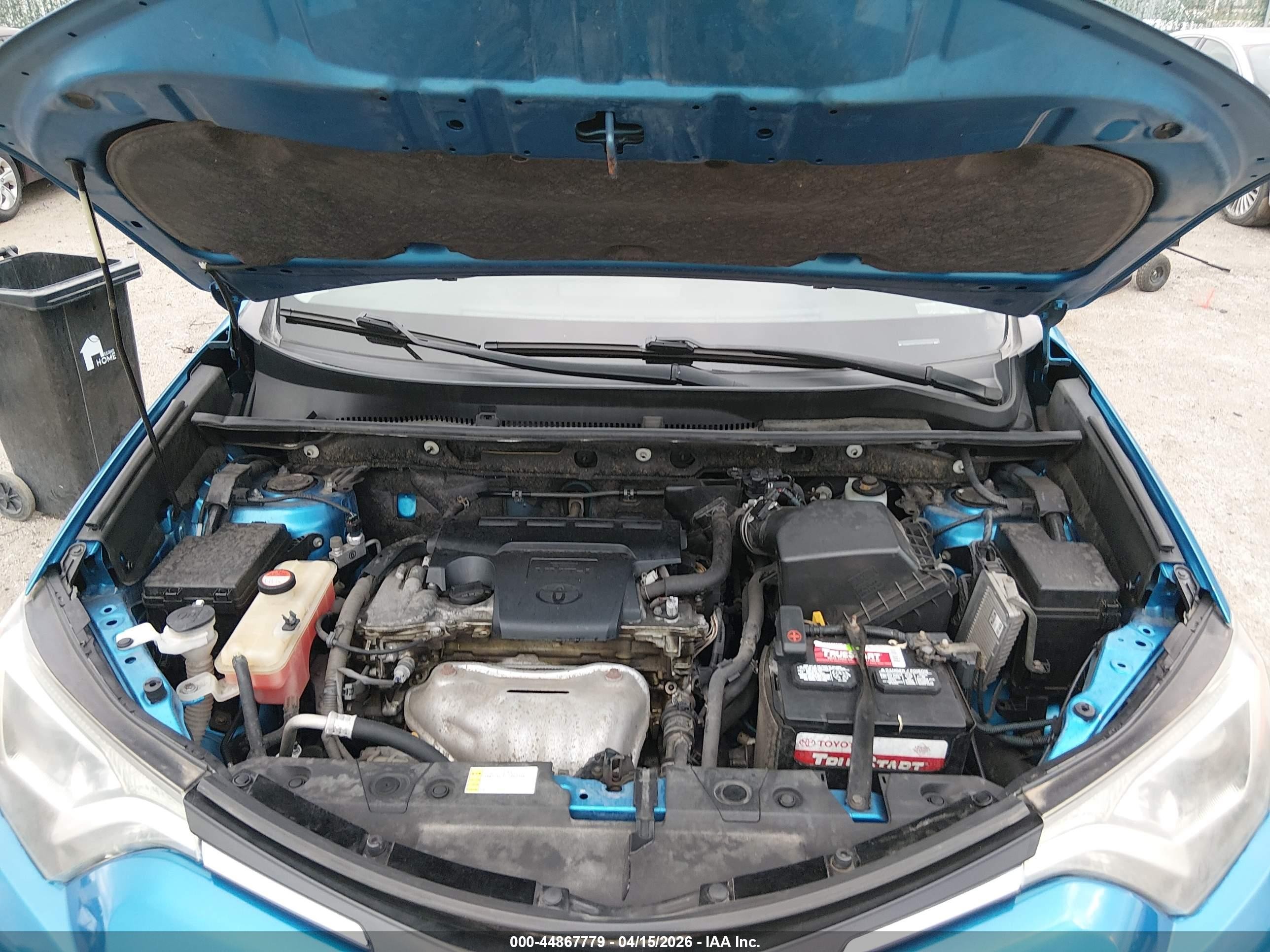 2016 Toyota Rav4 Xle Синий vin: JTMWFREV7GD081339