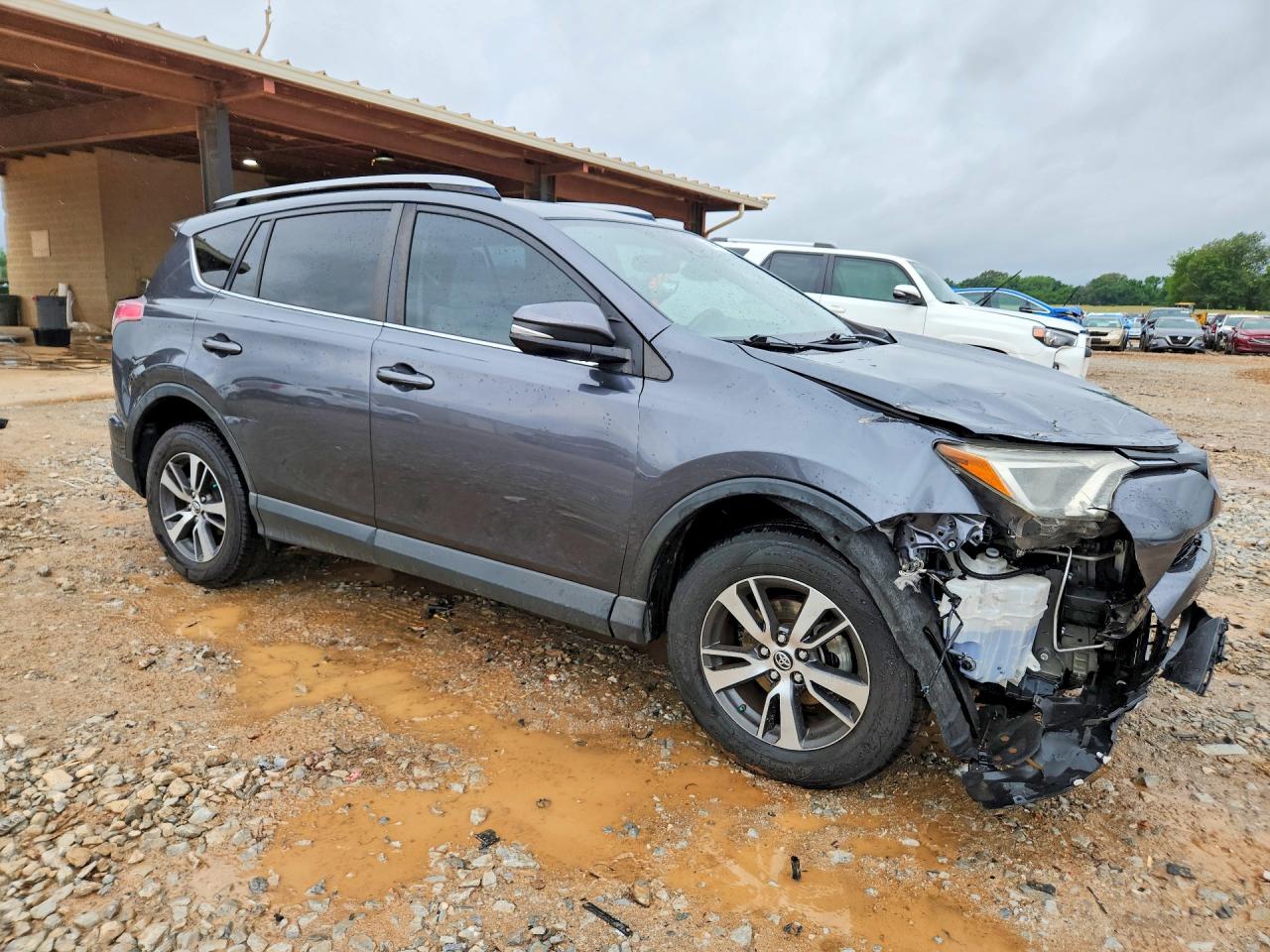 2018 Toyota Rav4 Xle Gray vin: JTMWFREV7JD120261