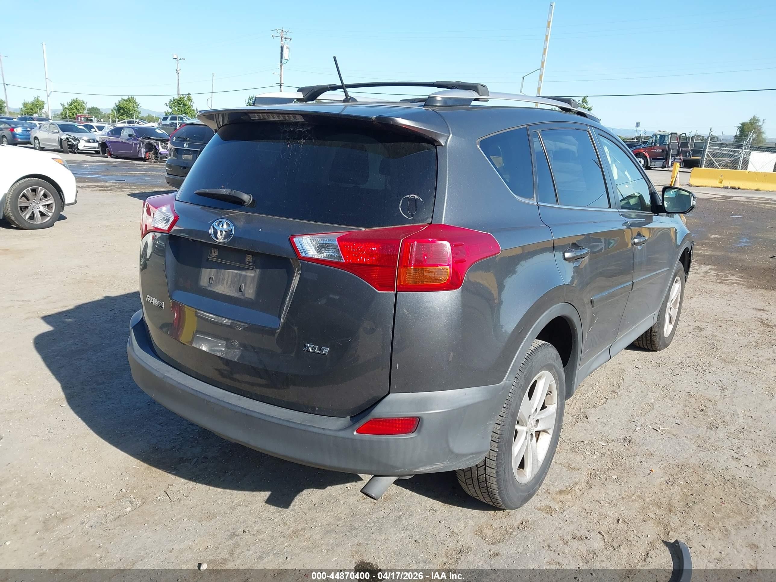 2013 Toyota Rav4 Xle Gray vin: JTMWFREV8DD005821