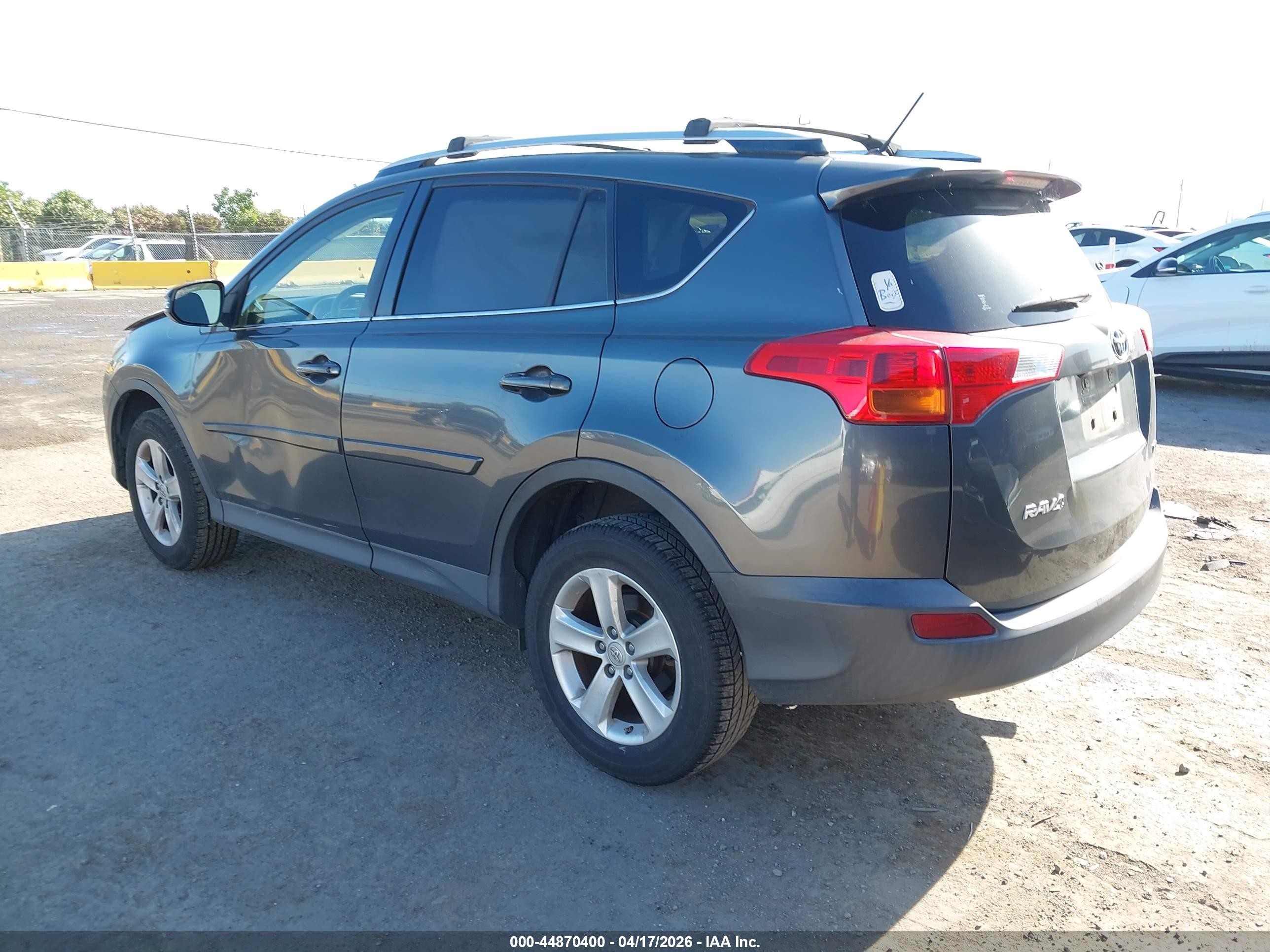 2013 Toyota Rav4 Xle Gray vin: JTMWFREV8DD005821