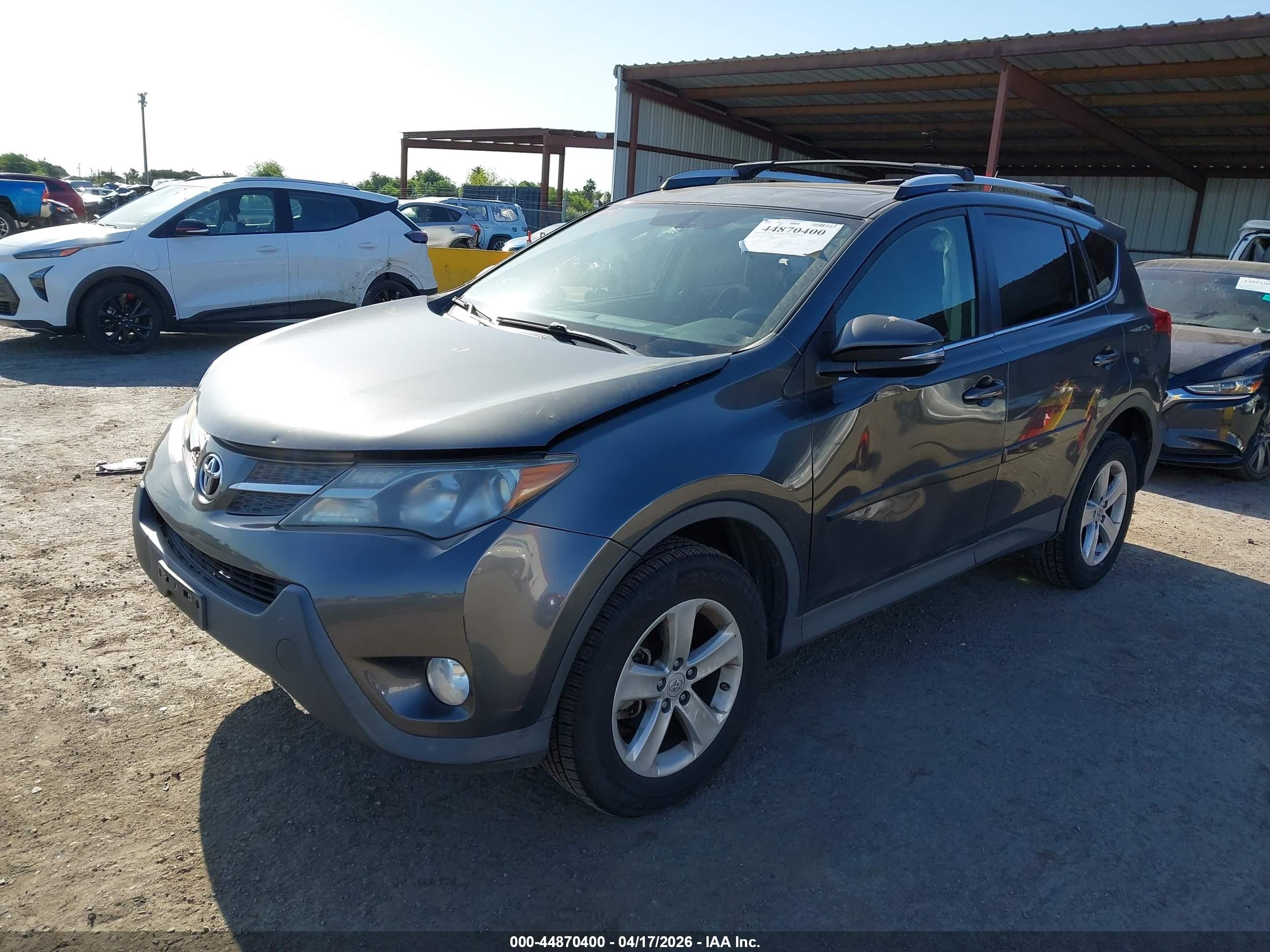 2013 Toyota Rav4 Xle Gray vin: JTMWFREV8DD005821