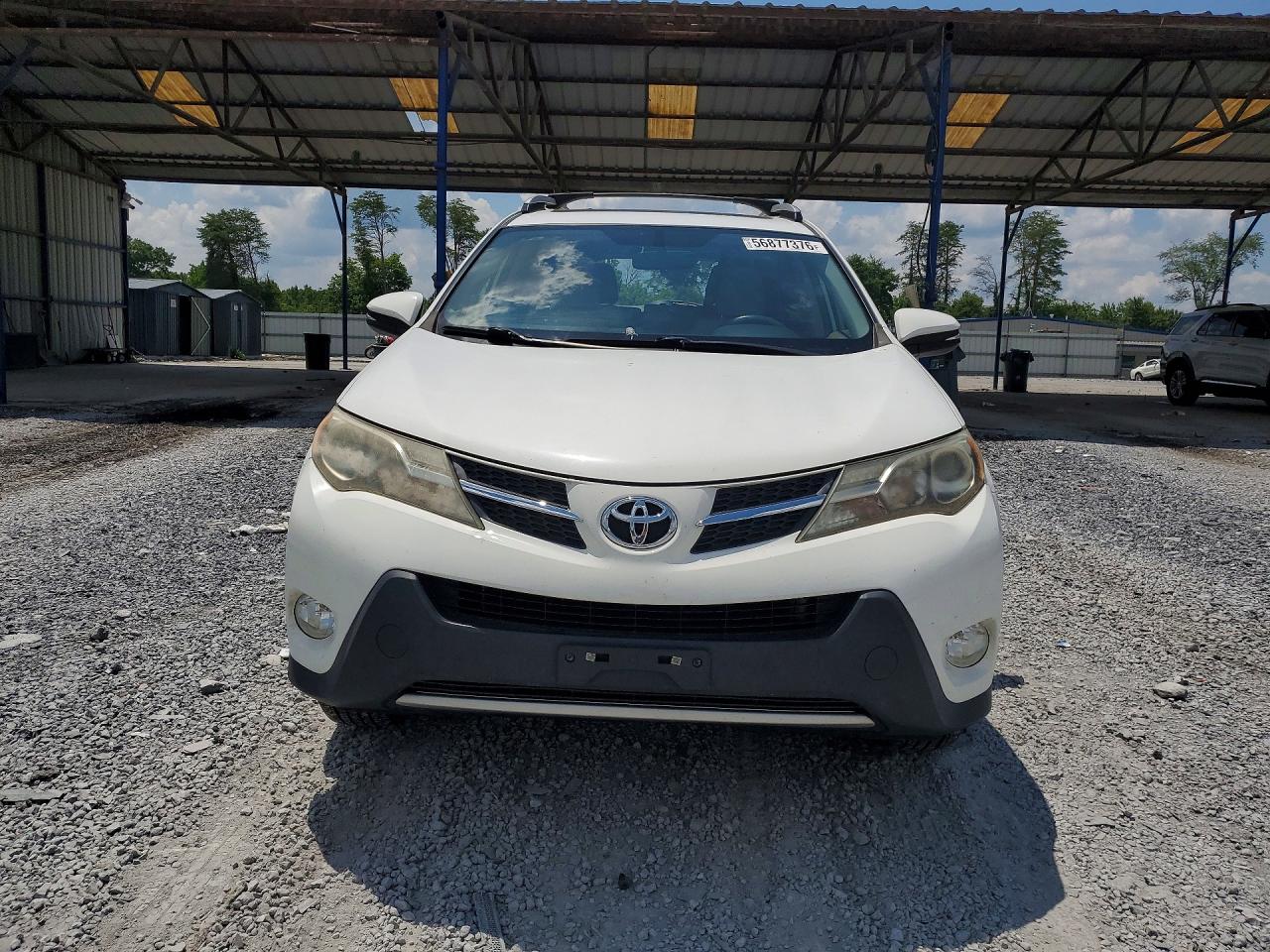 2013 Toyota Rav4 Xle White vin: JTMWFREV8DD007388