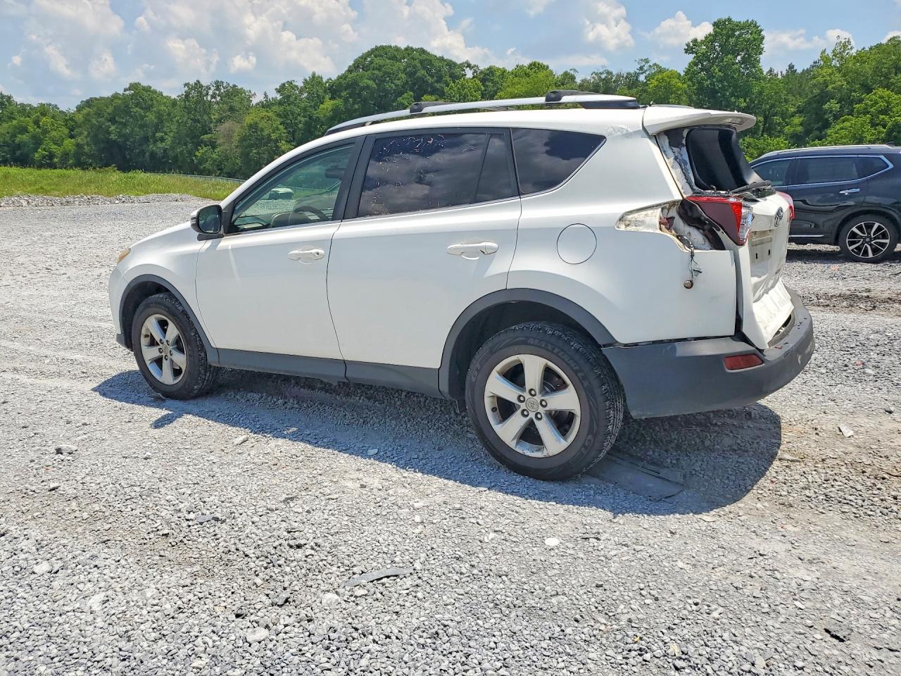2013 Toyota Rav4 Xle White vin: JTMWFREV8DD007388
