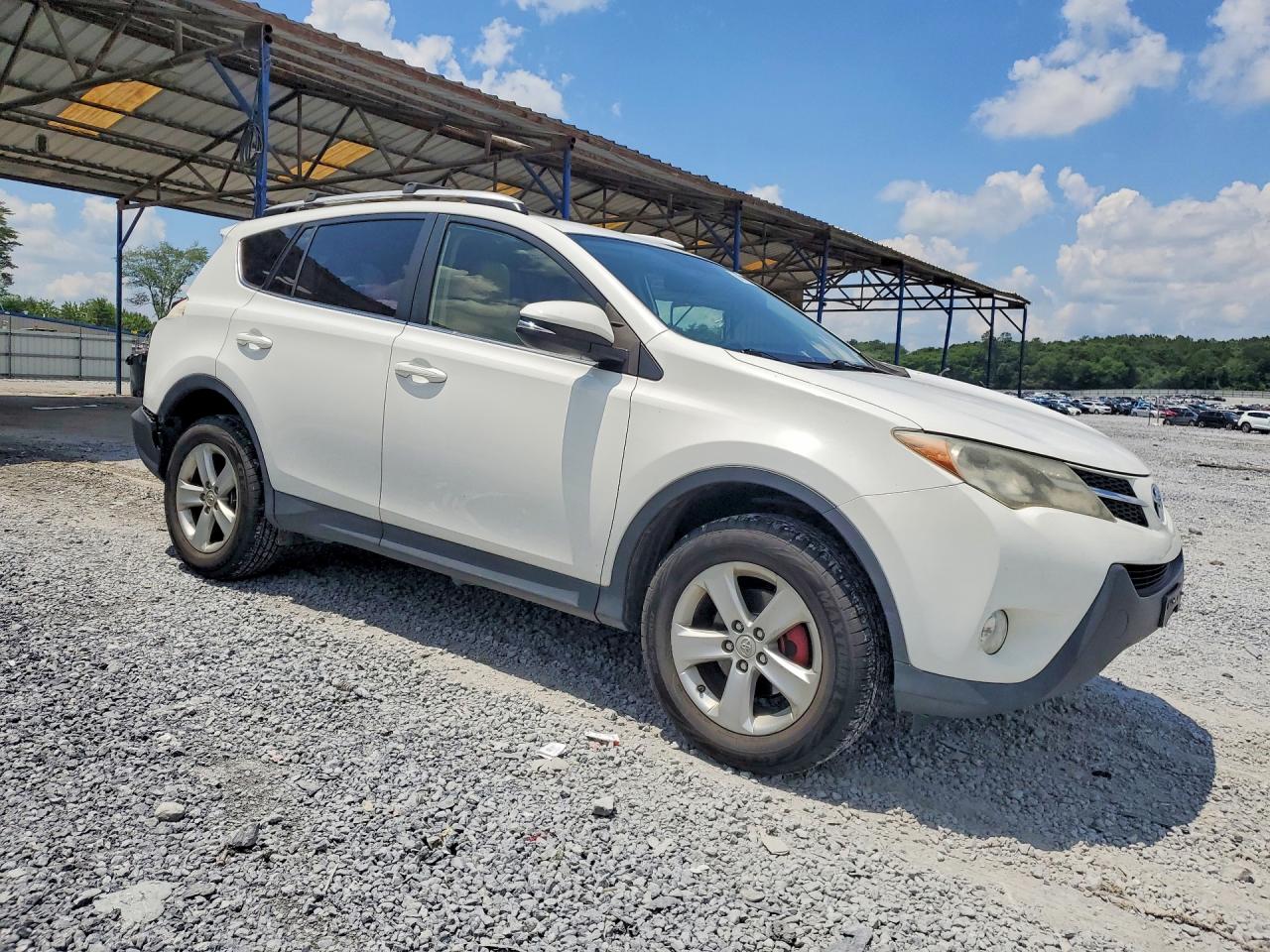 2013 Toyota Rav4 Xle White vin: JTMWFREV8DD007388