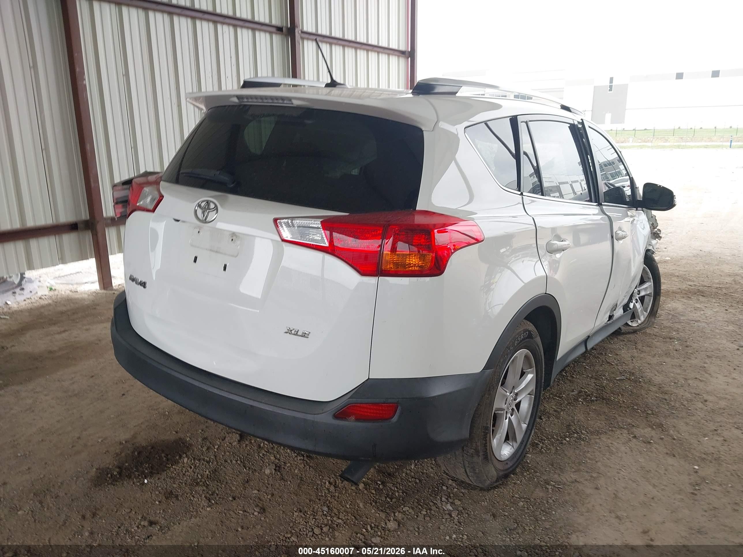 2014 Toyota Rav4 Xle White vin: JTMWFREV8EJ008480