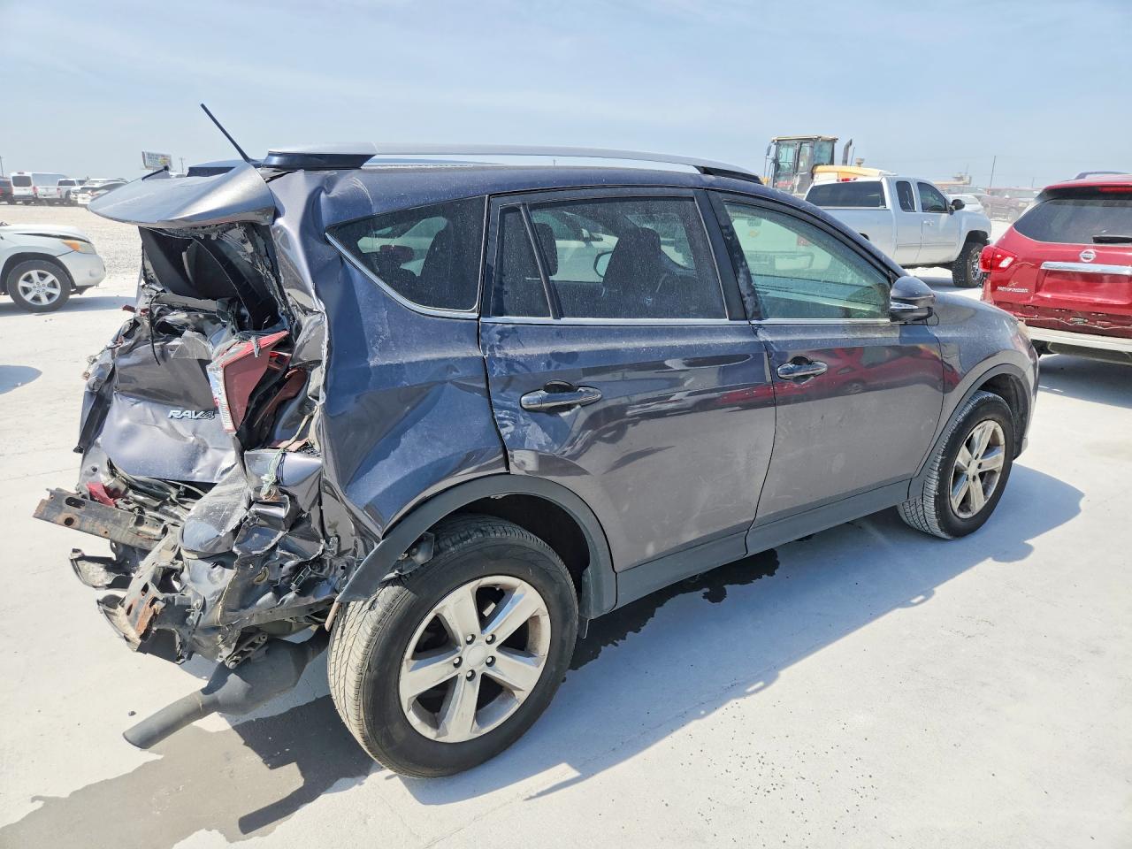 2014 Toyota Rav4 Xle Gray vin: JTMWFREV8EJ008799