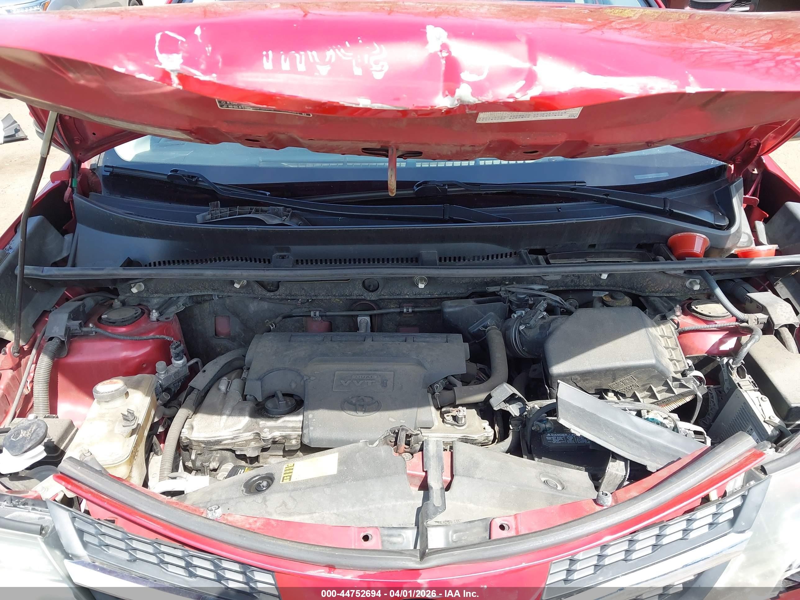 2014 Toyota Rav4 Xle Red vin: JTMWFREV8EJ022573