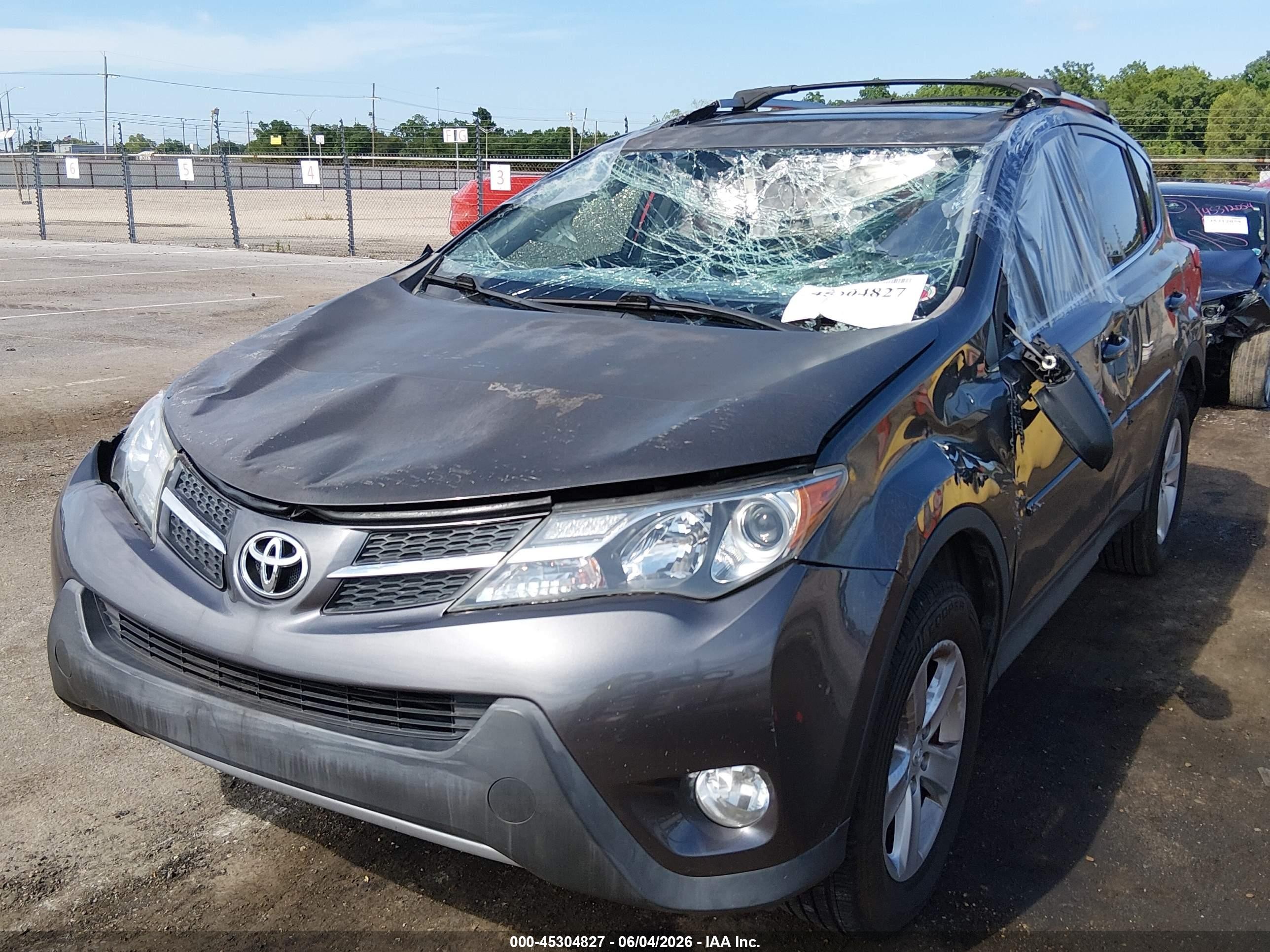 2013 Toyota Rav4 Xle Gray vin: JTMWFREV9D5012609