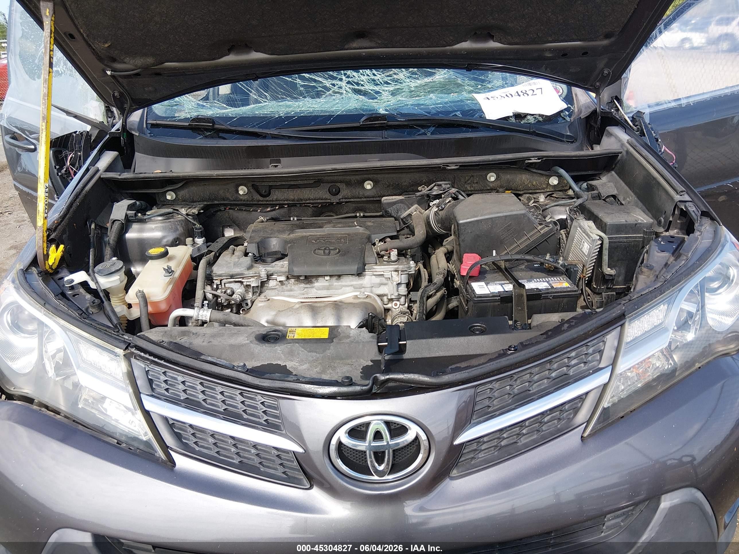 2013 Toyota Rav4 Xle Gray vin: JTMWFREV9D5012609