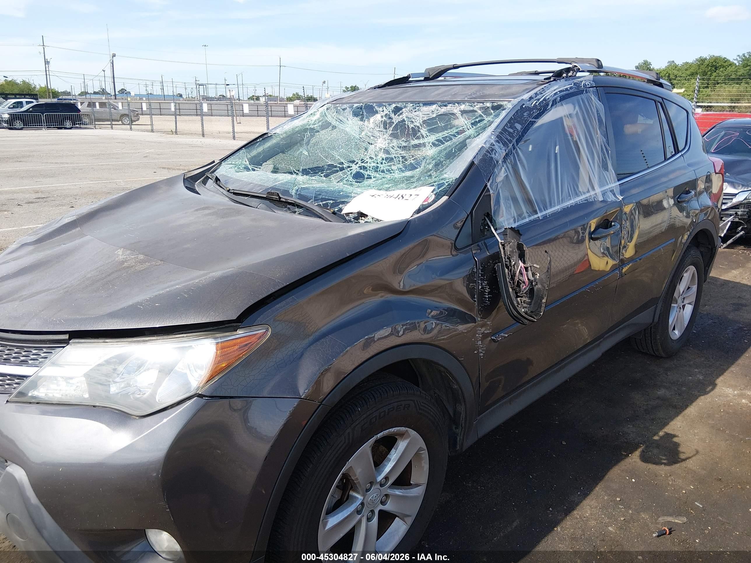 2013 Toyota Rav4 Xle Gray vin: JTMWFREV9D5012609
