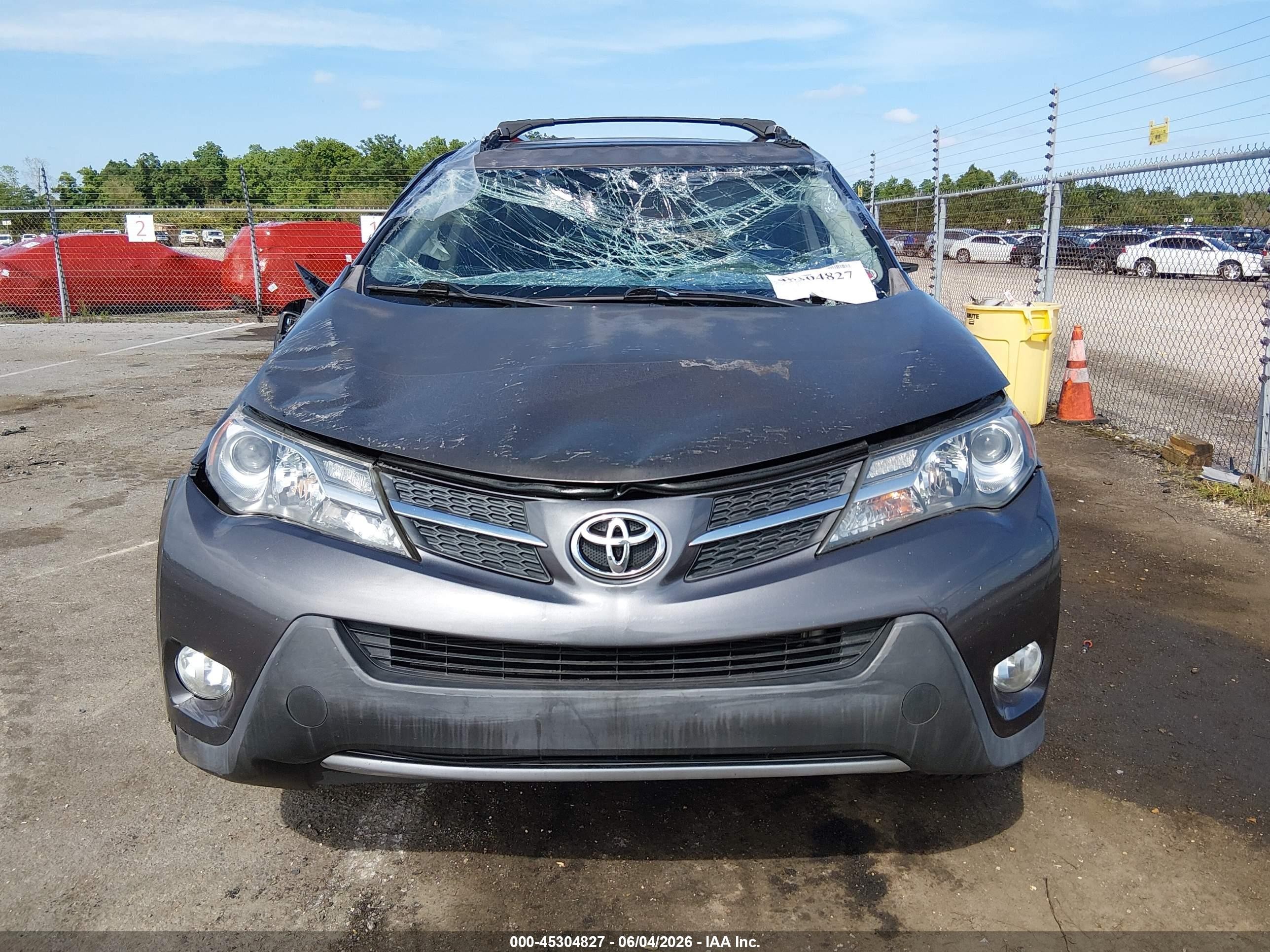 2013 Toyota Rav4 Xle Gray vin: JTMWFREV9D5012609