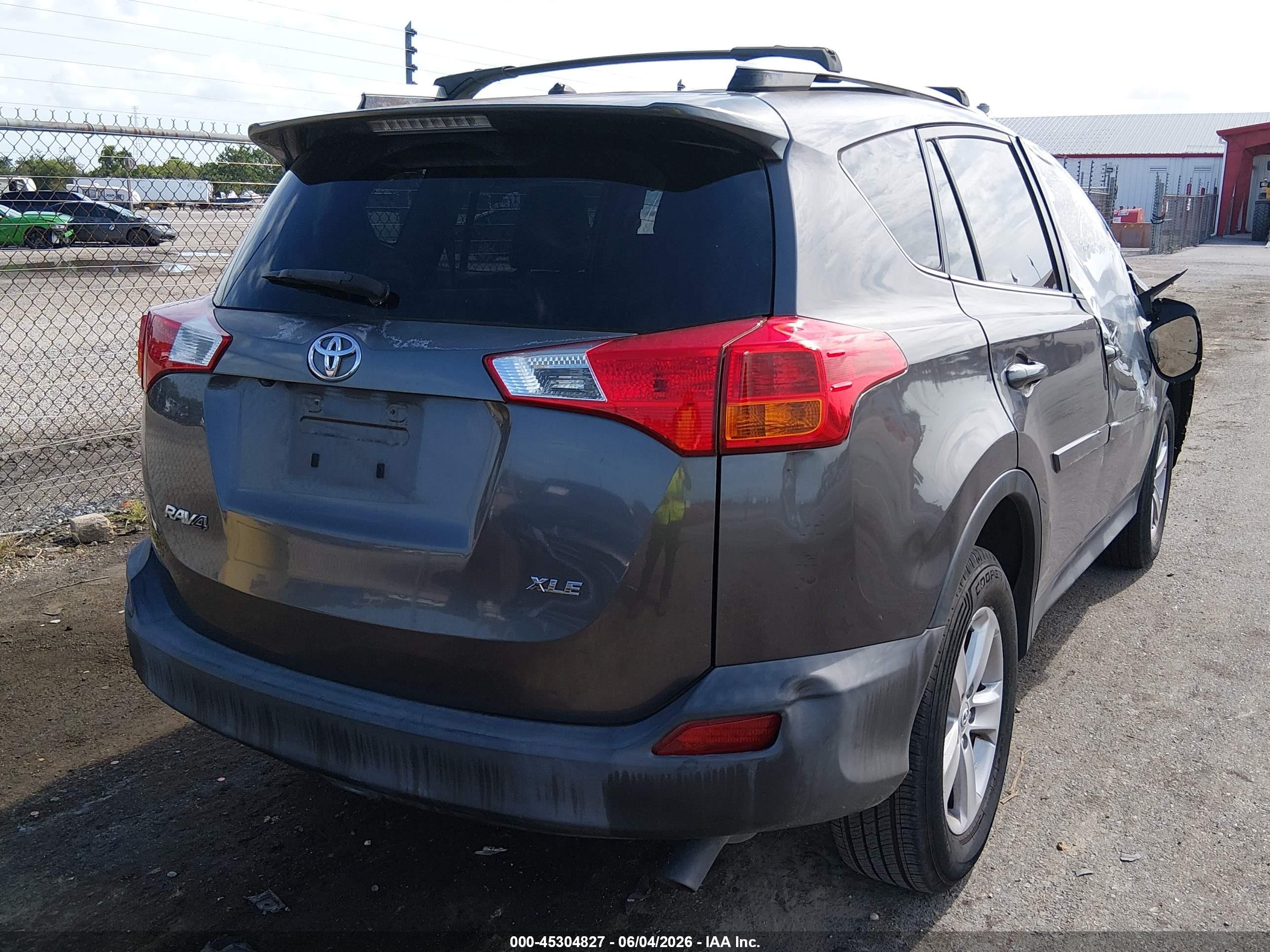 2013 Toyota Rav4 Xle Gray vin: JTMWFREV9D5012609