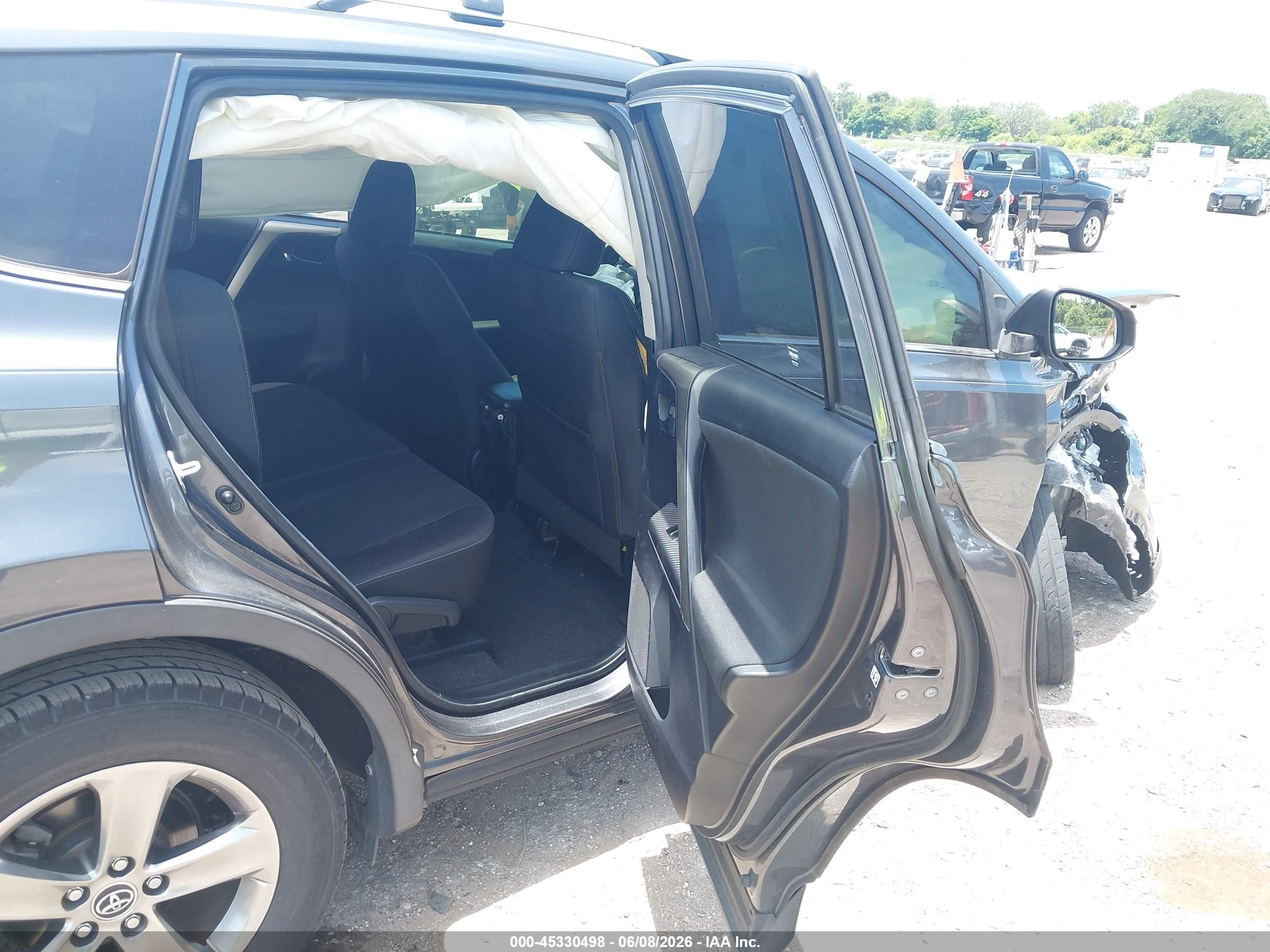 2015 Toyota Rav4 Xle Gray vin: JTMWFREV9FD069952