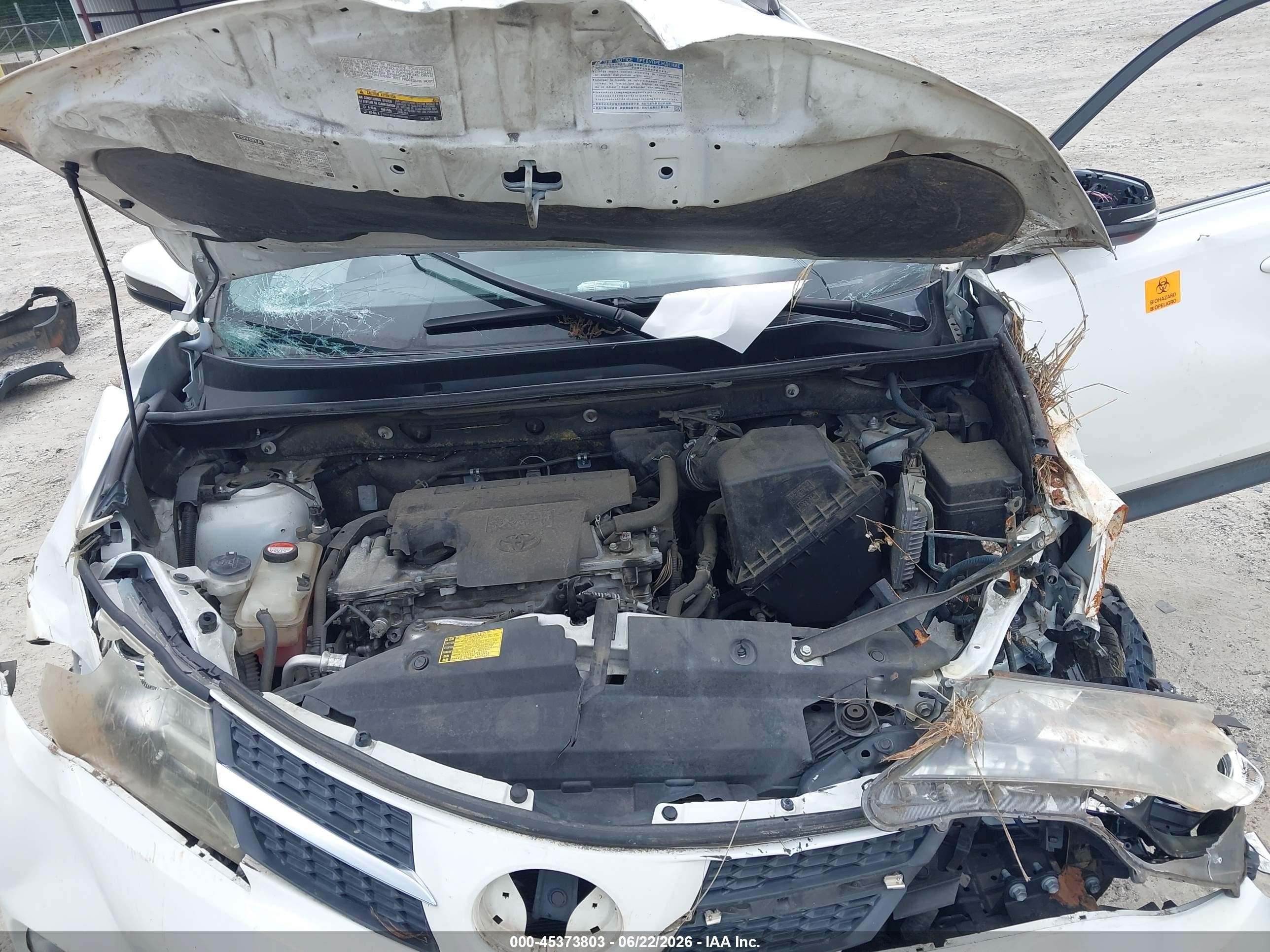 2015 Toyota Rav4 Xle Белый vin: JTMWFREV9FJ036547