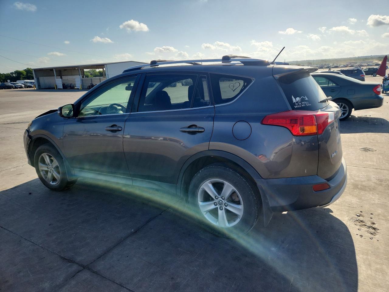 2015 Toyota Rav4 Xle Gray vin: JTMWFREV9FJ038895