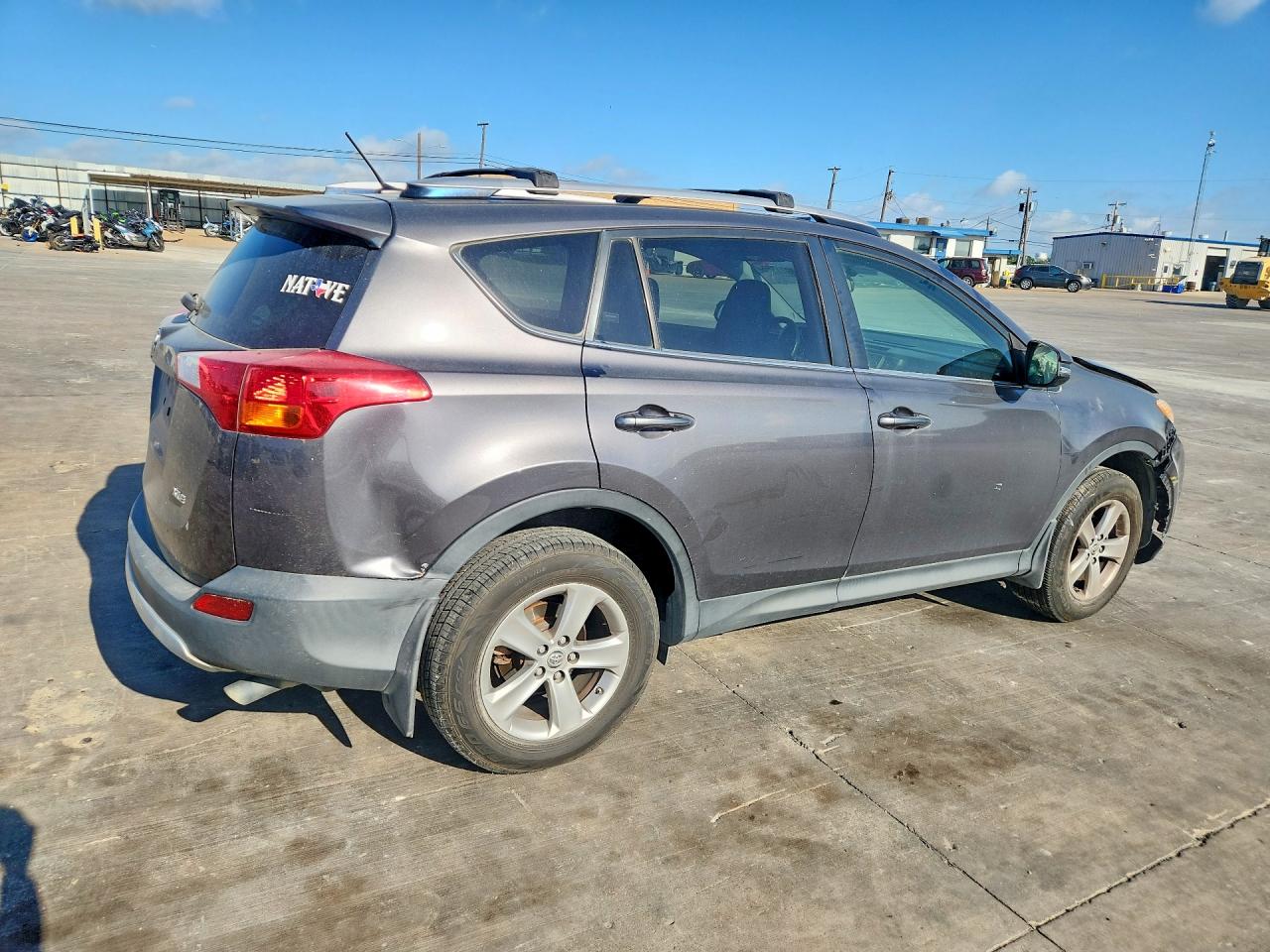 2015 Toyota Rav4 Xle Gray vin: JTMWFREV9FJ038895