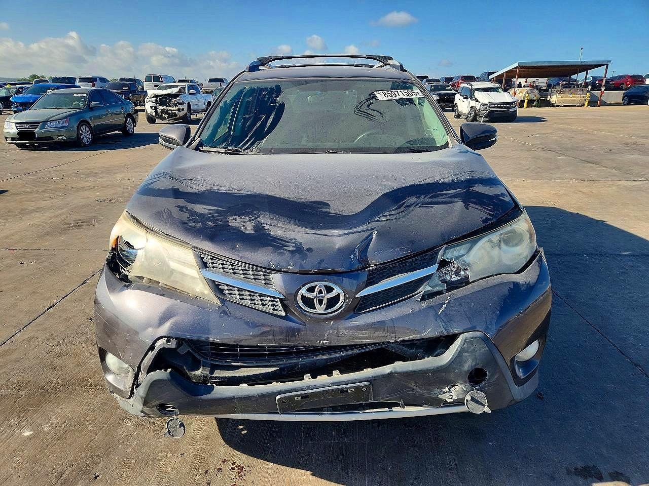 2015 Toyota Rav4 Xle Gray vin: JTMWFREV9FJ038895