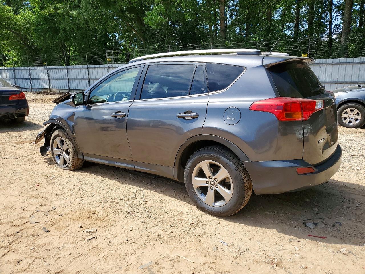 2015 Toyota Rav4 Xle Gray vin: JTMWFREV9FJ040789