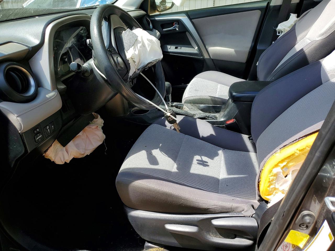 2015 Toyota Rav4 Xle Gray vin: JTMWFREV9FJ040789