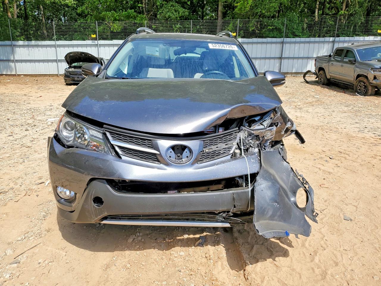 2015 Toyota Rav4 Xle Gray vin: JTMWFREV9FJ040789