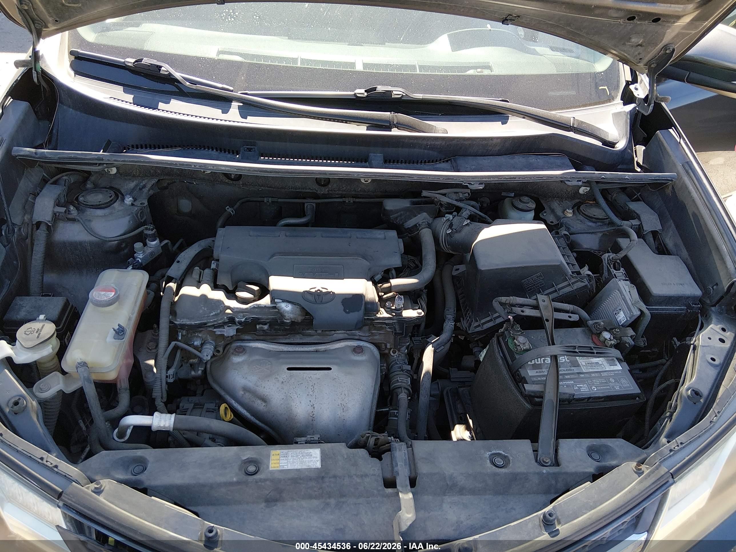 2015 Toyota Rav4 Xle Gray vin: JTMWFREV9FJ047287