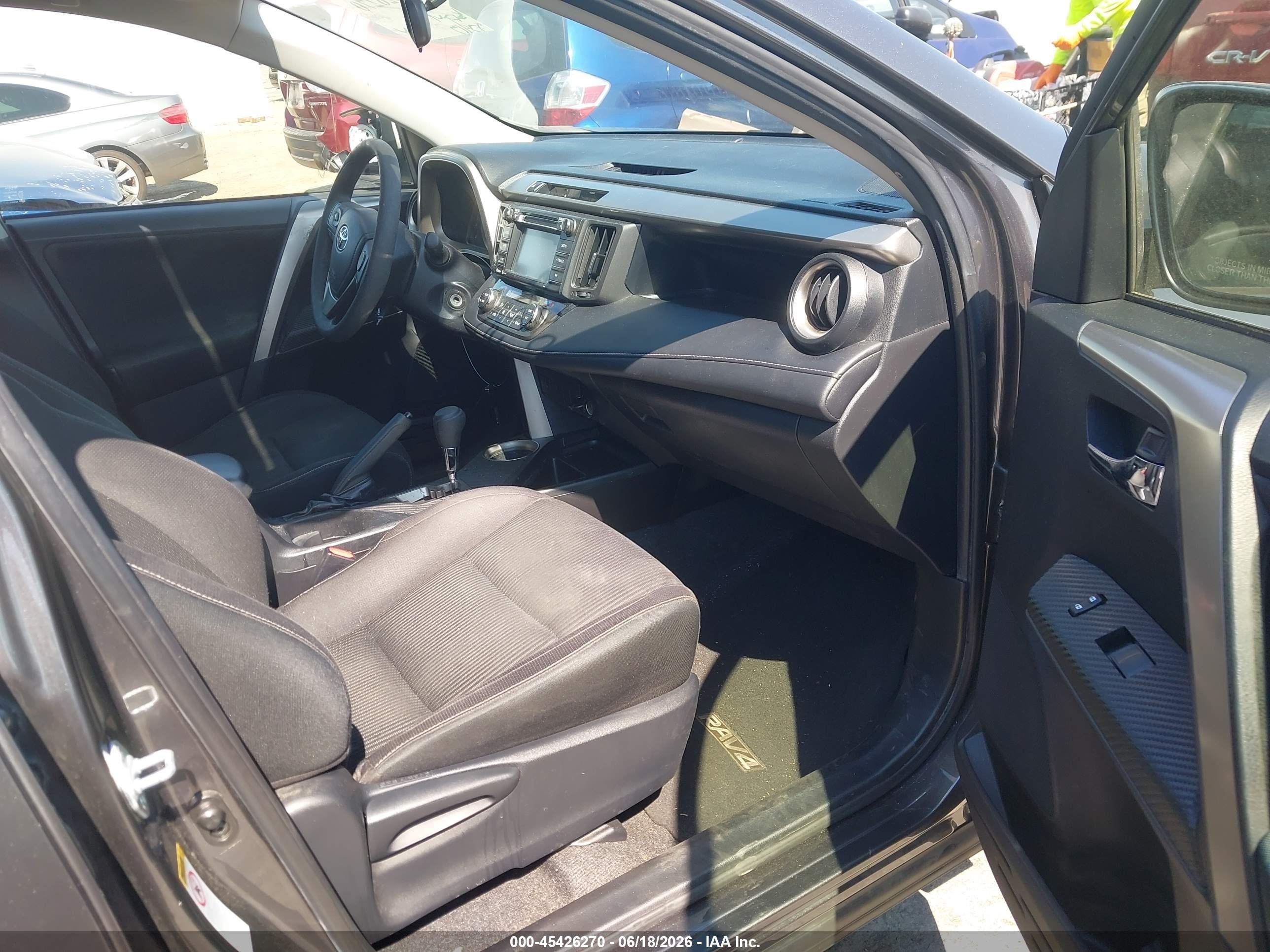 2015 Toyota Rav4 Xle Gray vin: JTMWFREV9FJ052361