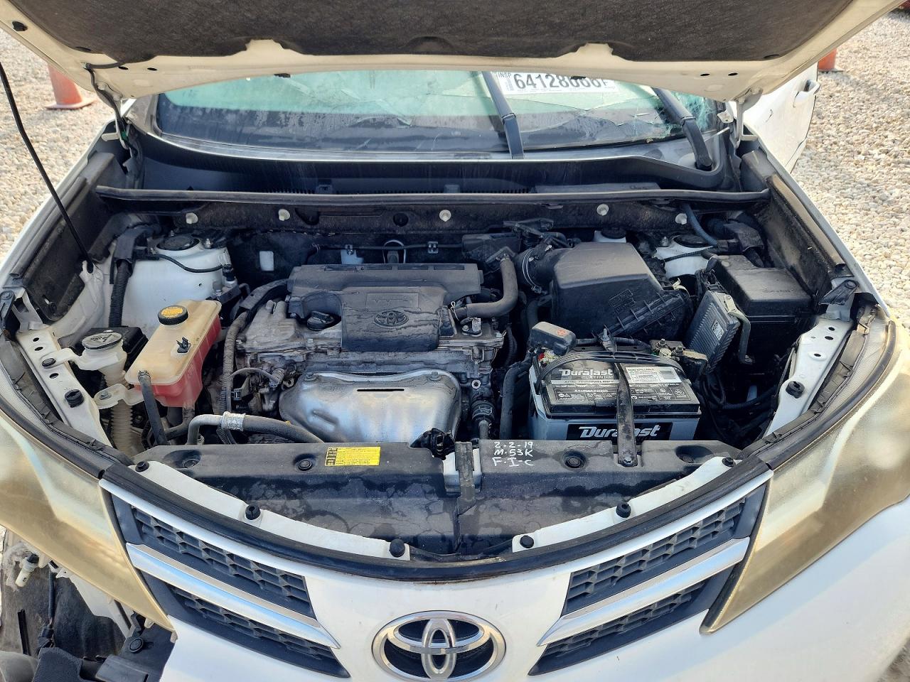 2013 Toyota Rav4 Xle White vin: JTMWFREVXD5016278