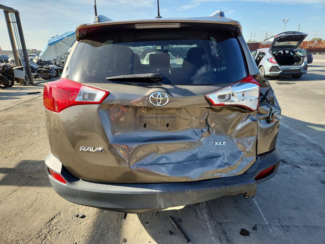 2014 Toyota Rav4 Xle Gray vin: JTMWFREVXED039969