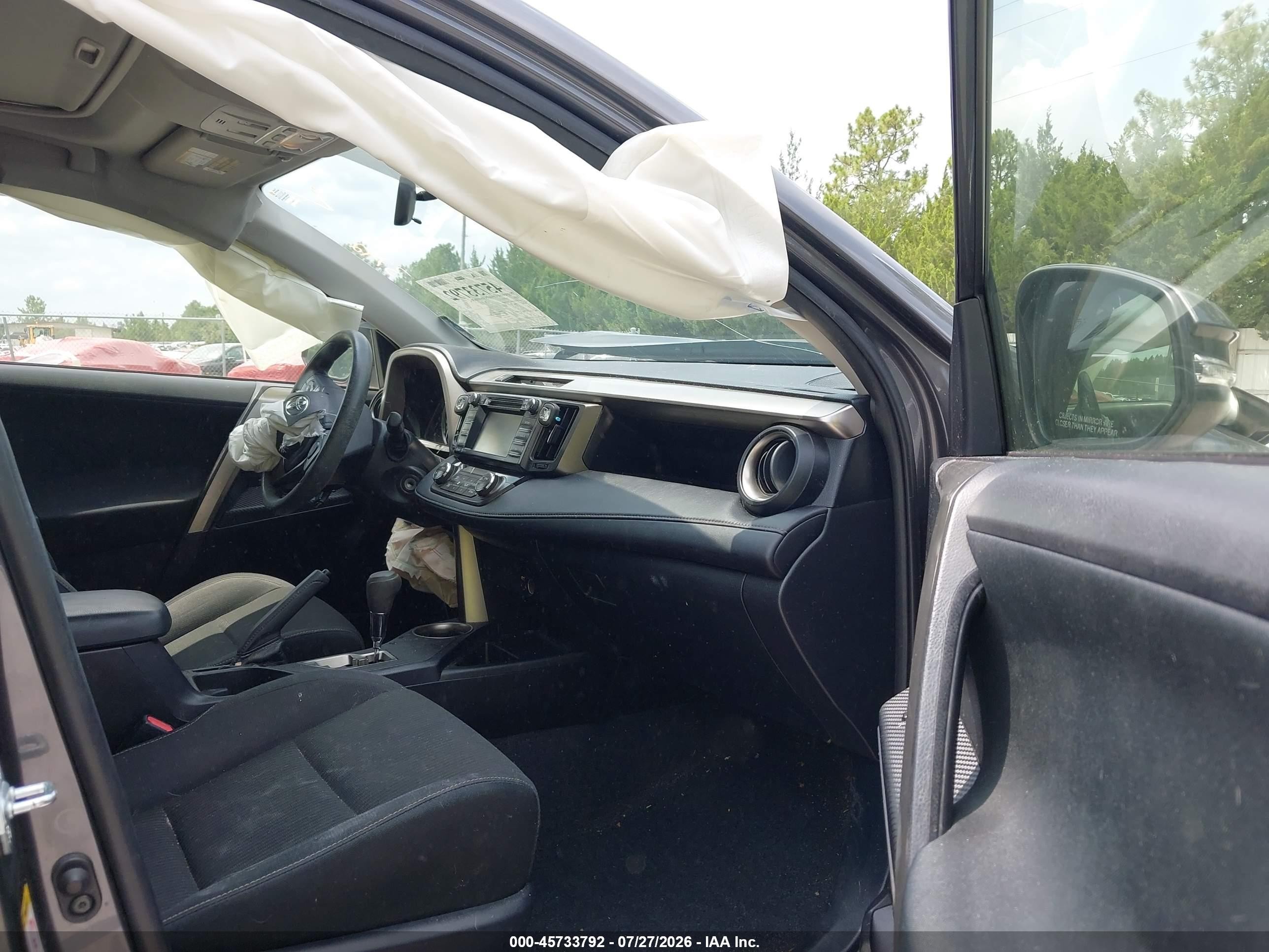 2014 Toyota Rav4 Xle Gray vin: JTMWFREVXEJ010487