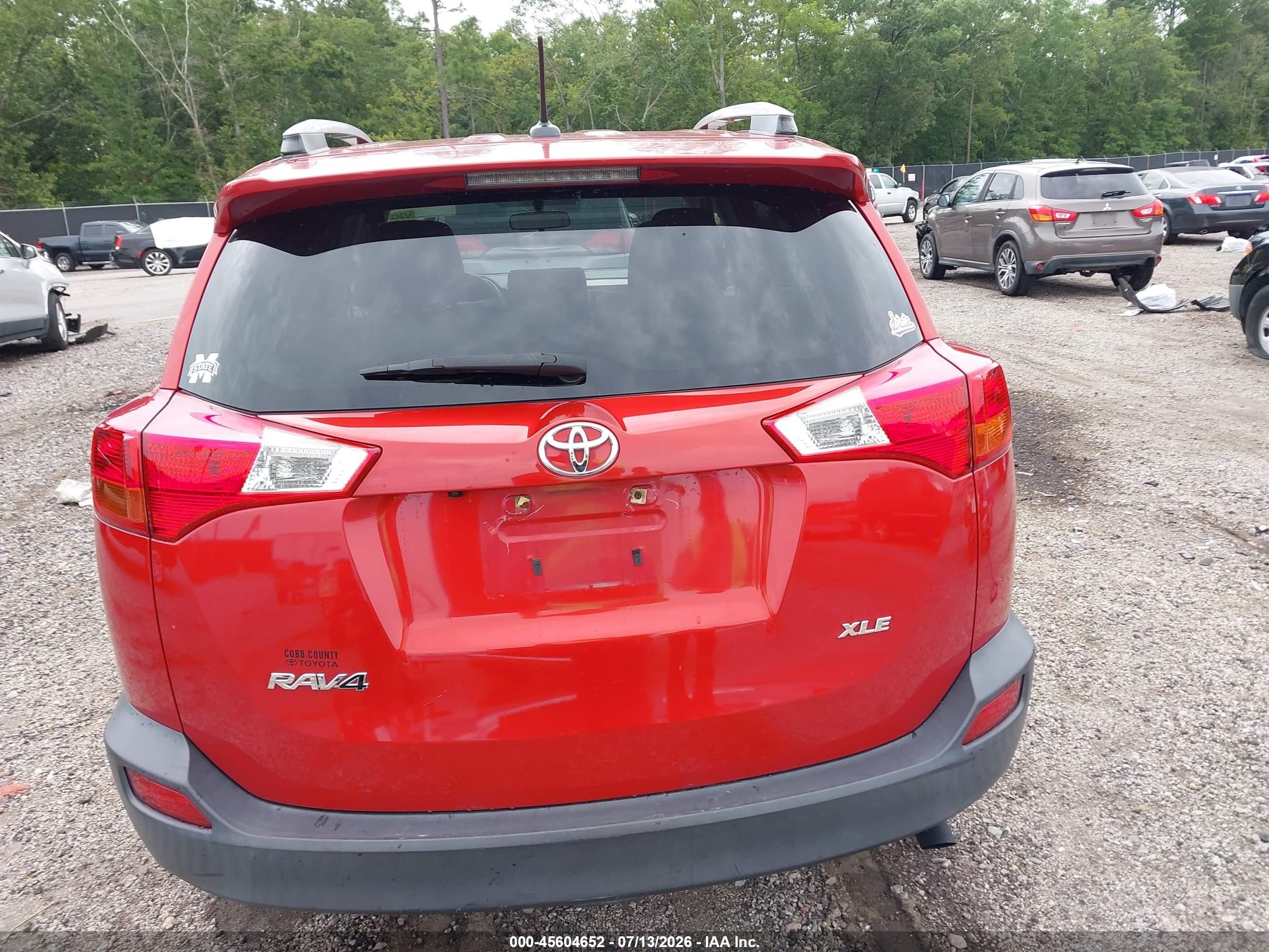 2015 Toyota Rav4 Xle Red vin: JTMWFREVXFD076232