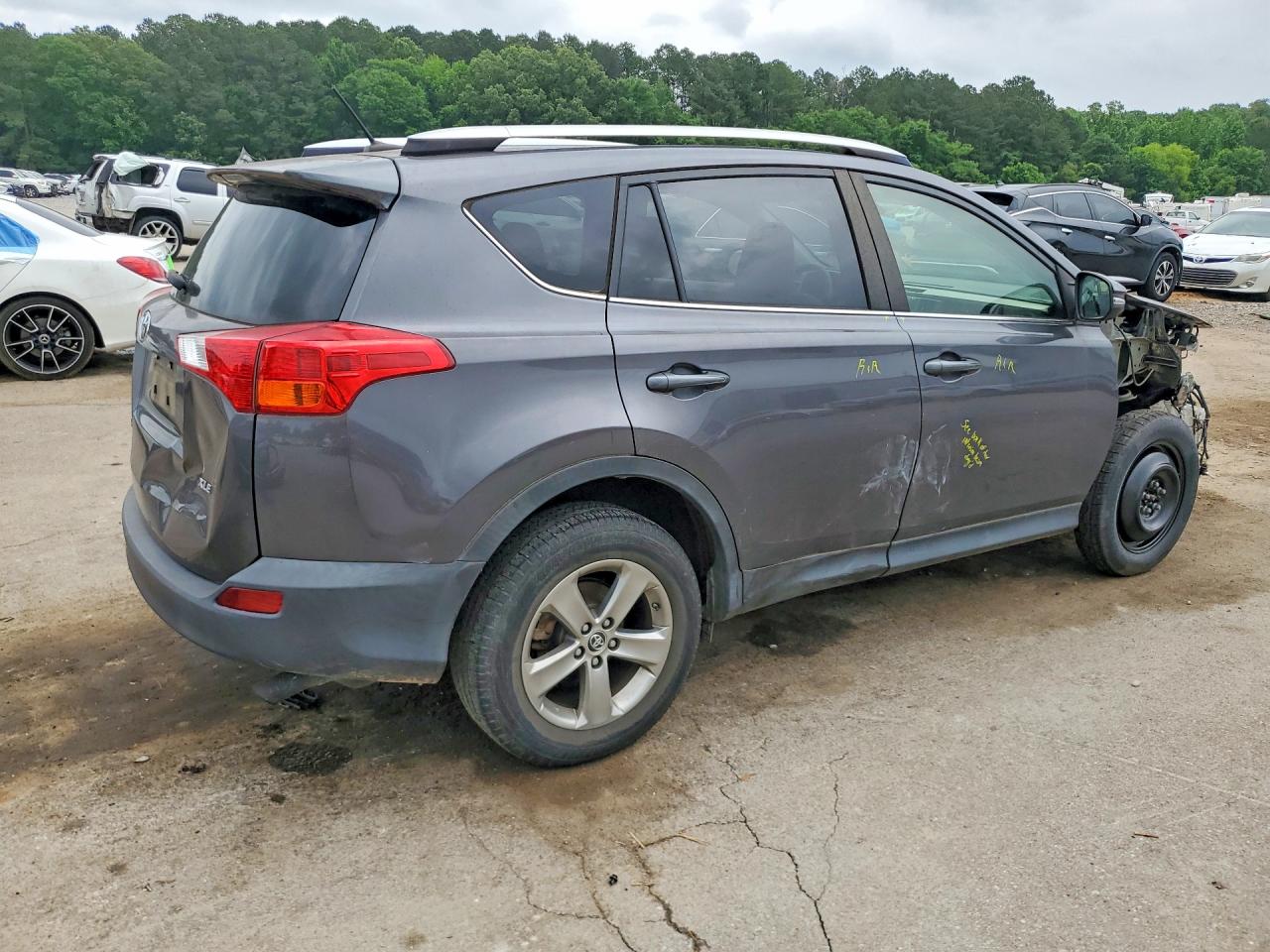 2015 Toyota Rav4 Xle Gray vin: JTMWFREVXFJ024584