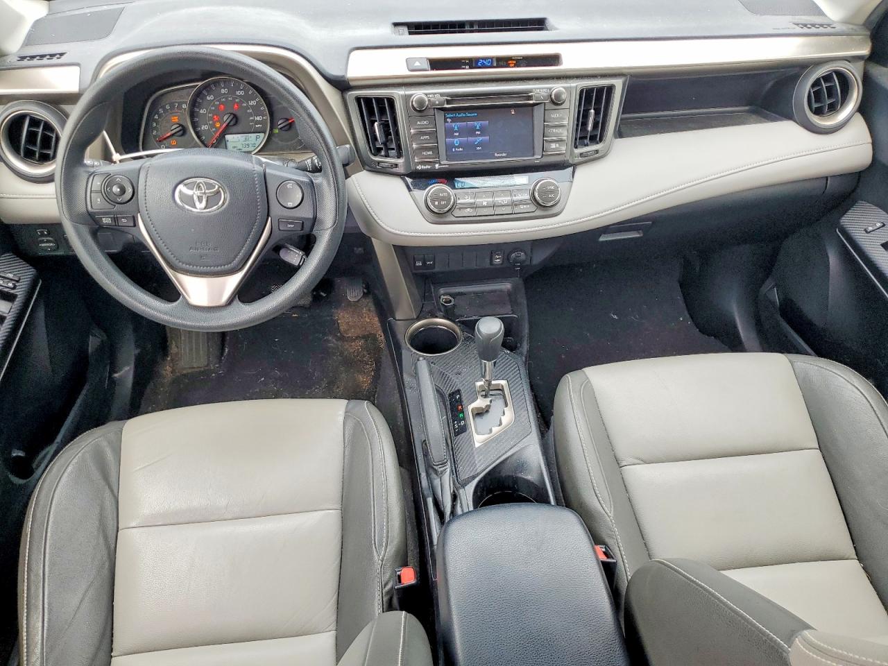 2015 Toyota Rav4 Xle Gray vin: JTMWFREVXFJ024584