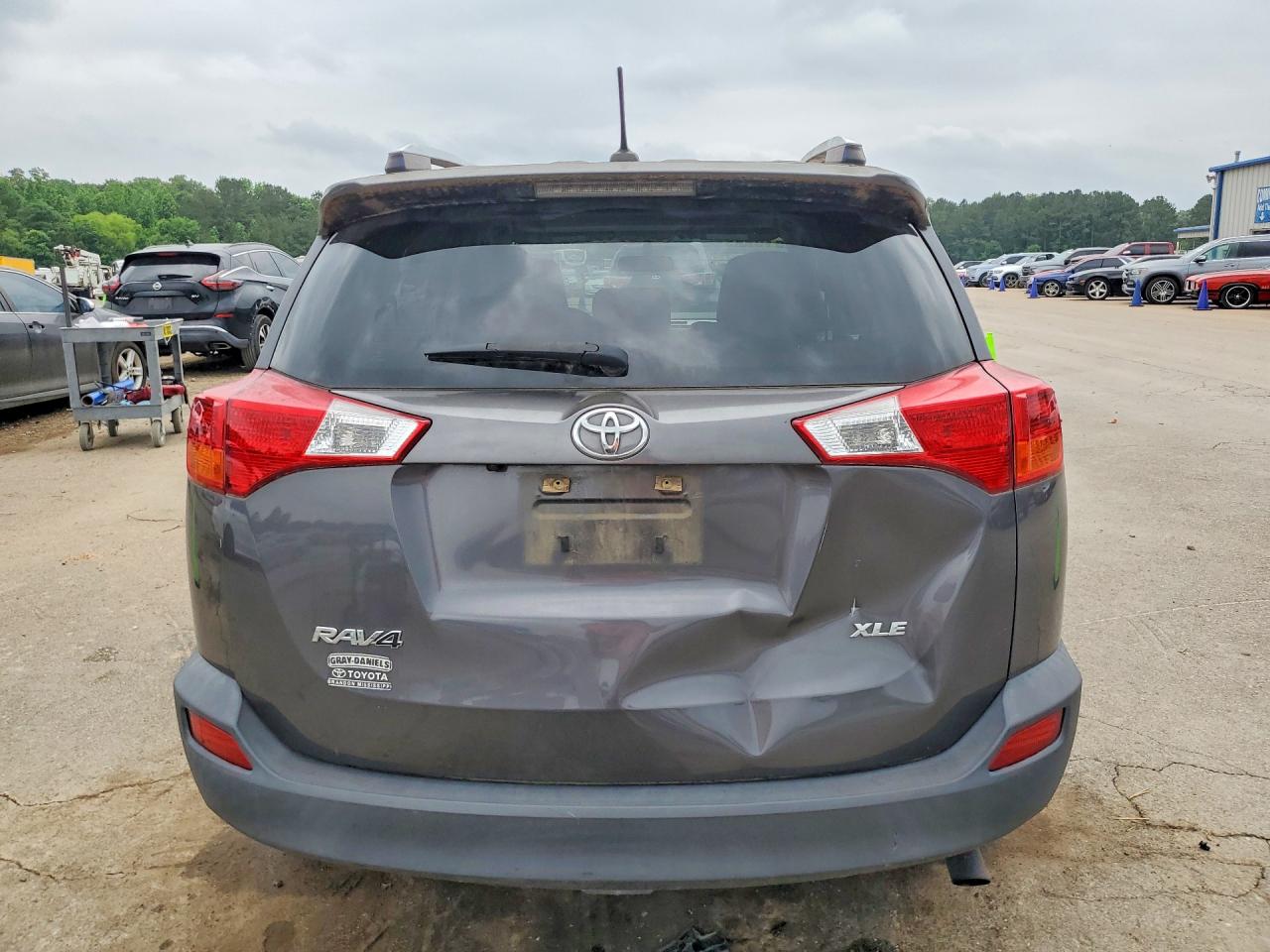 2015 Toyota Rav4 Xle Gray vin: JTMWFREVXFJ024584